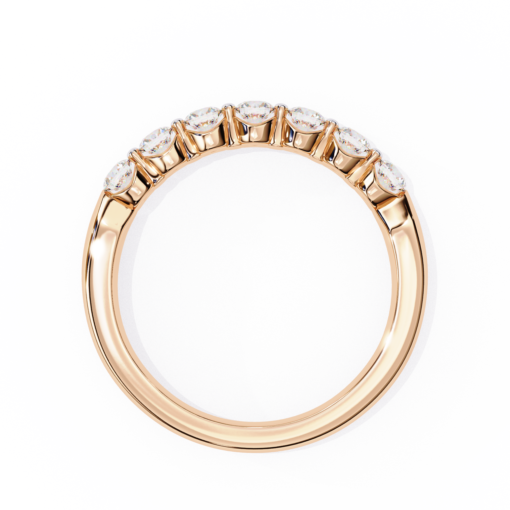 Classic Round Diamond Eternity Wedding Ring