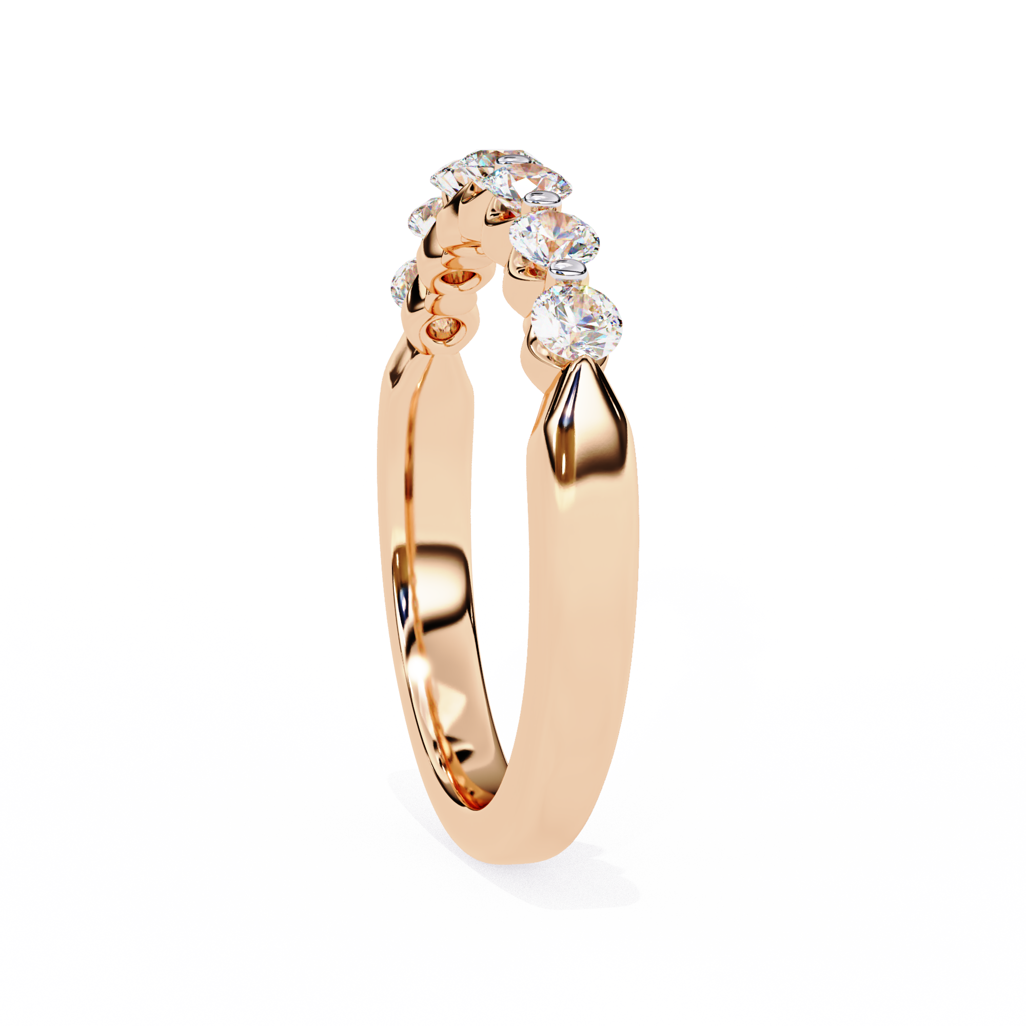 Classic Round Diamond Eternity Wedding Ring