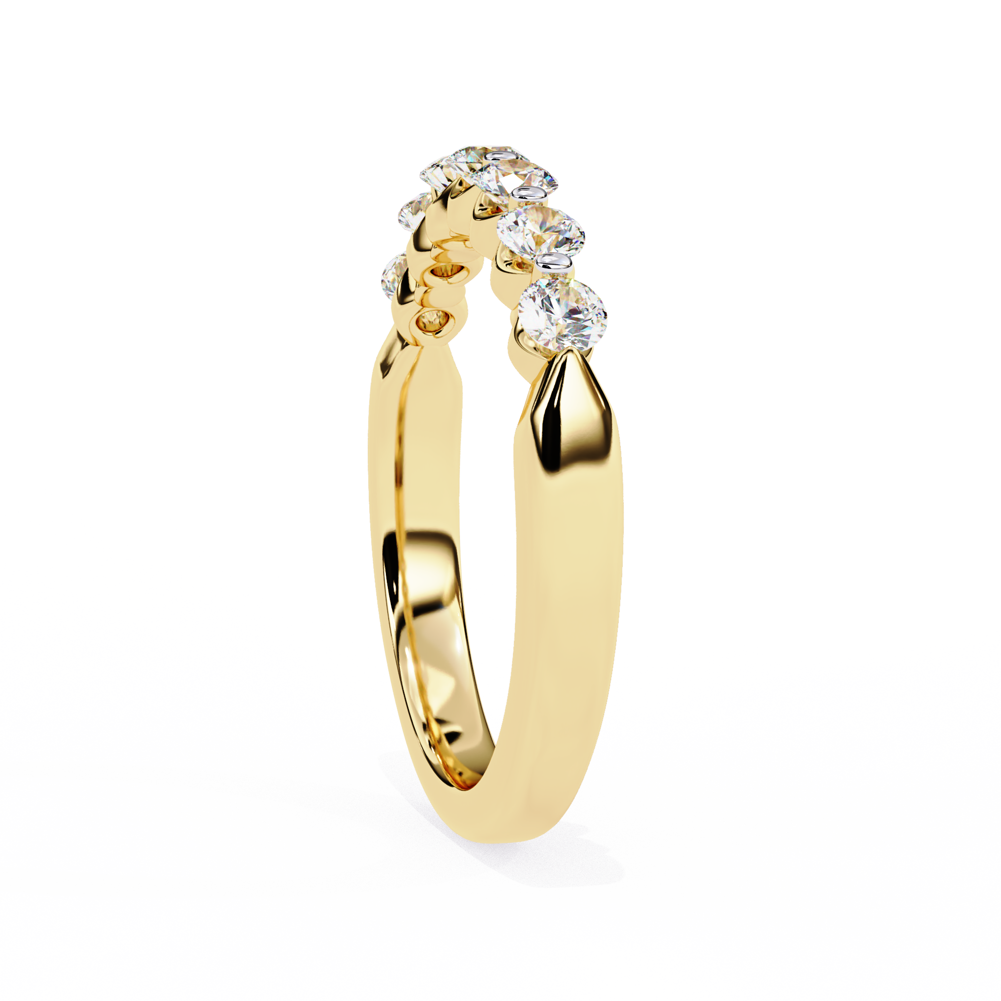 Classic Round Diamond Eternity Wedding Ring