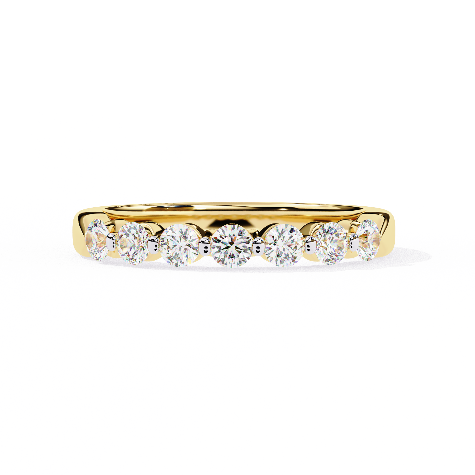 Classic Round Diamond Eternity Wedding Ring