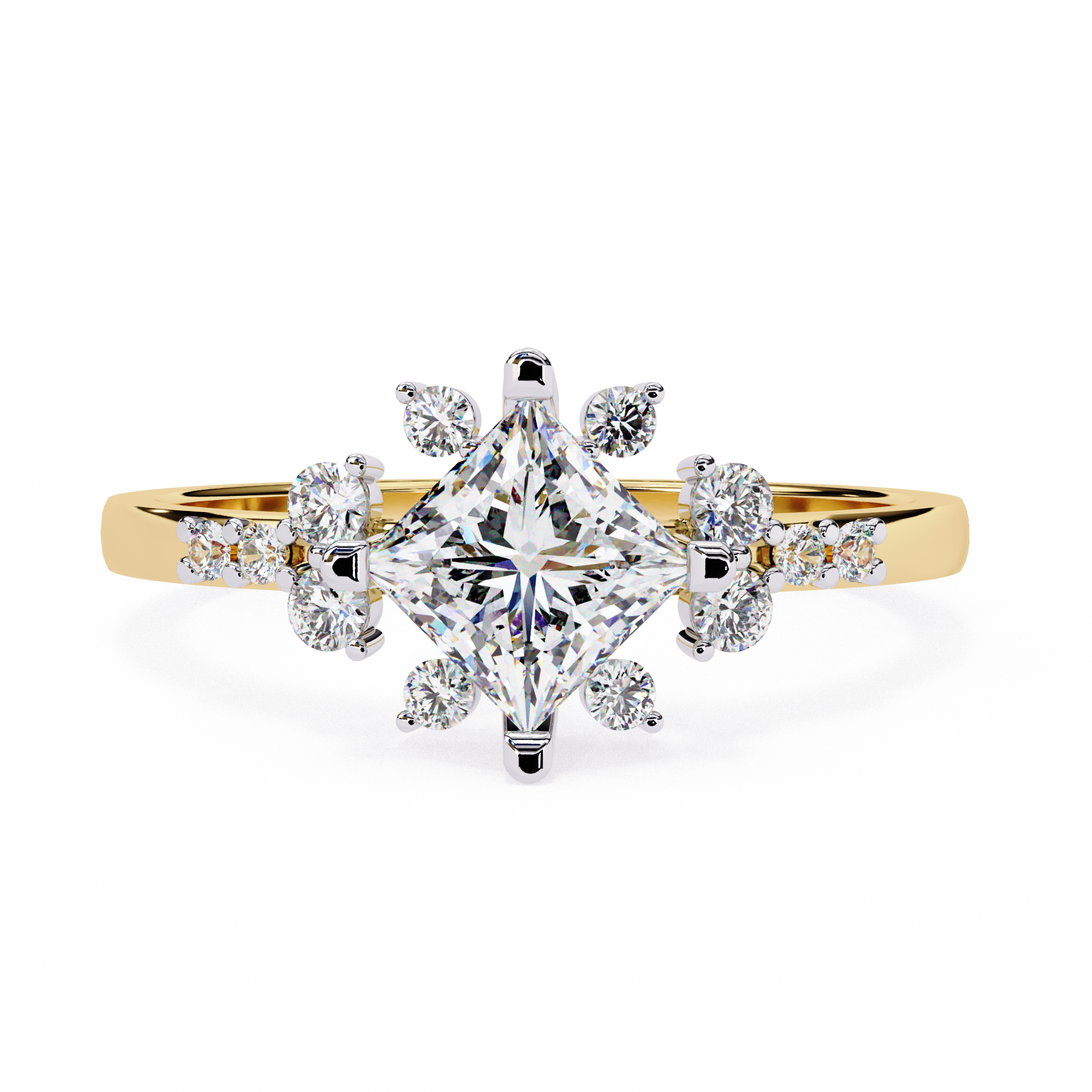 Aria Princess Diamond Ring