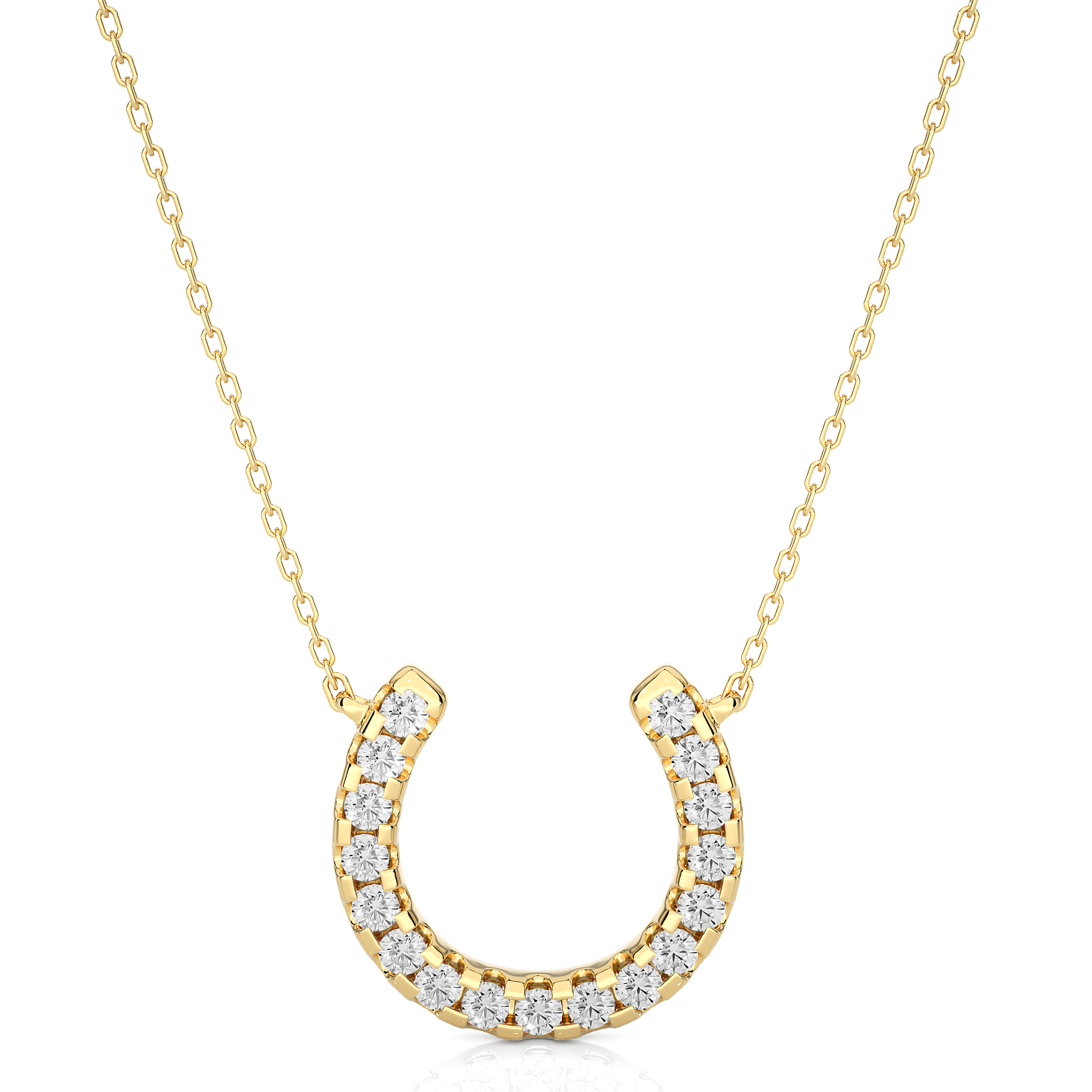 14K White Yellow Rose Gold 0.26 Carat Round Diamond Pendant