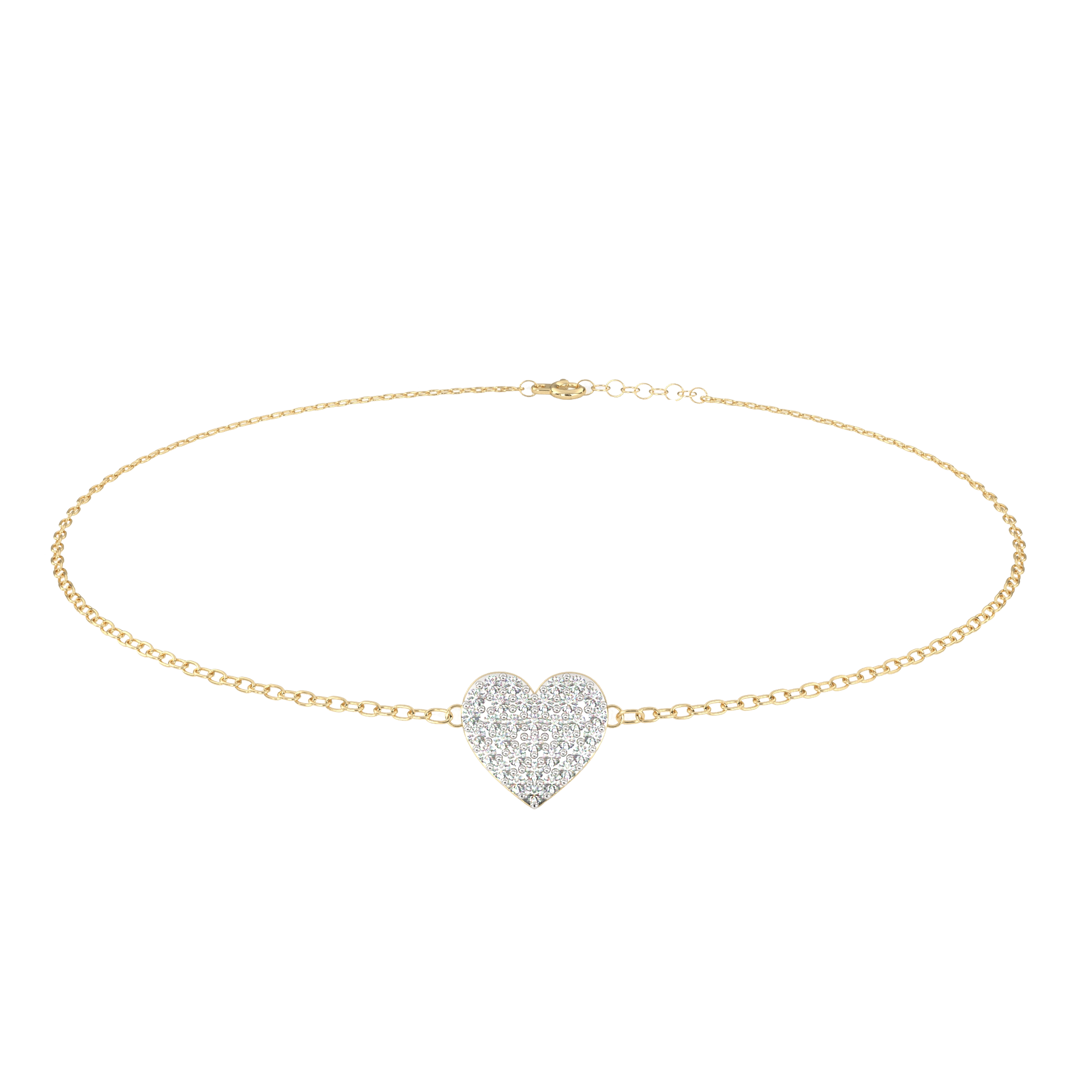 Timeless Round Diamond Gold Friendship Bracelet
