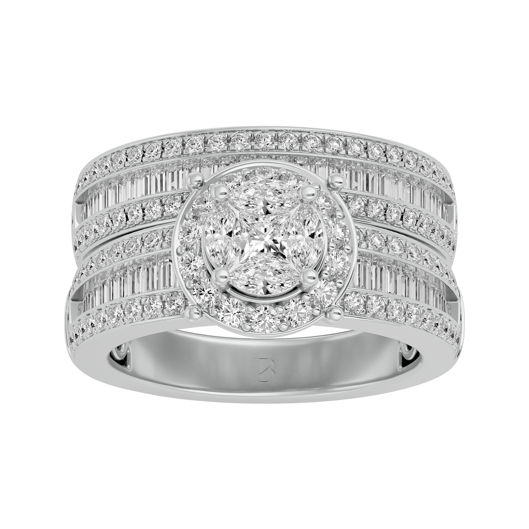 Royal Cascade Diamond Ring