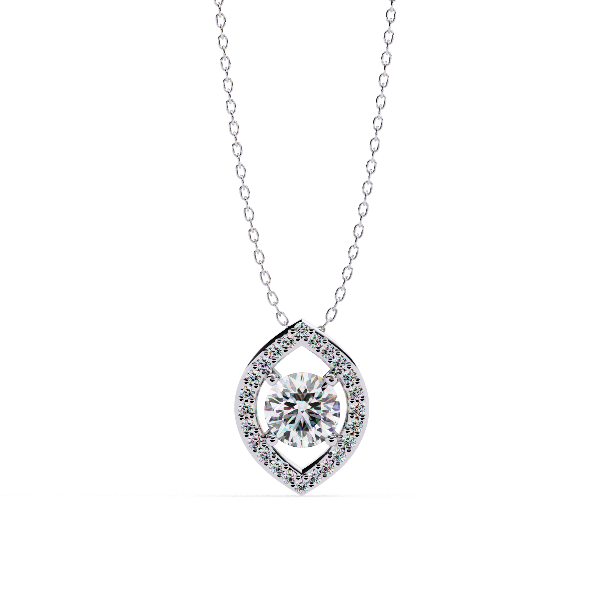 Althea Diamond Pendant - Blu Jewellery