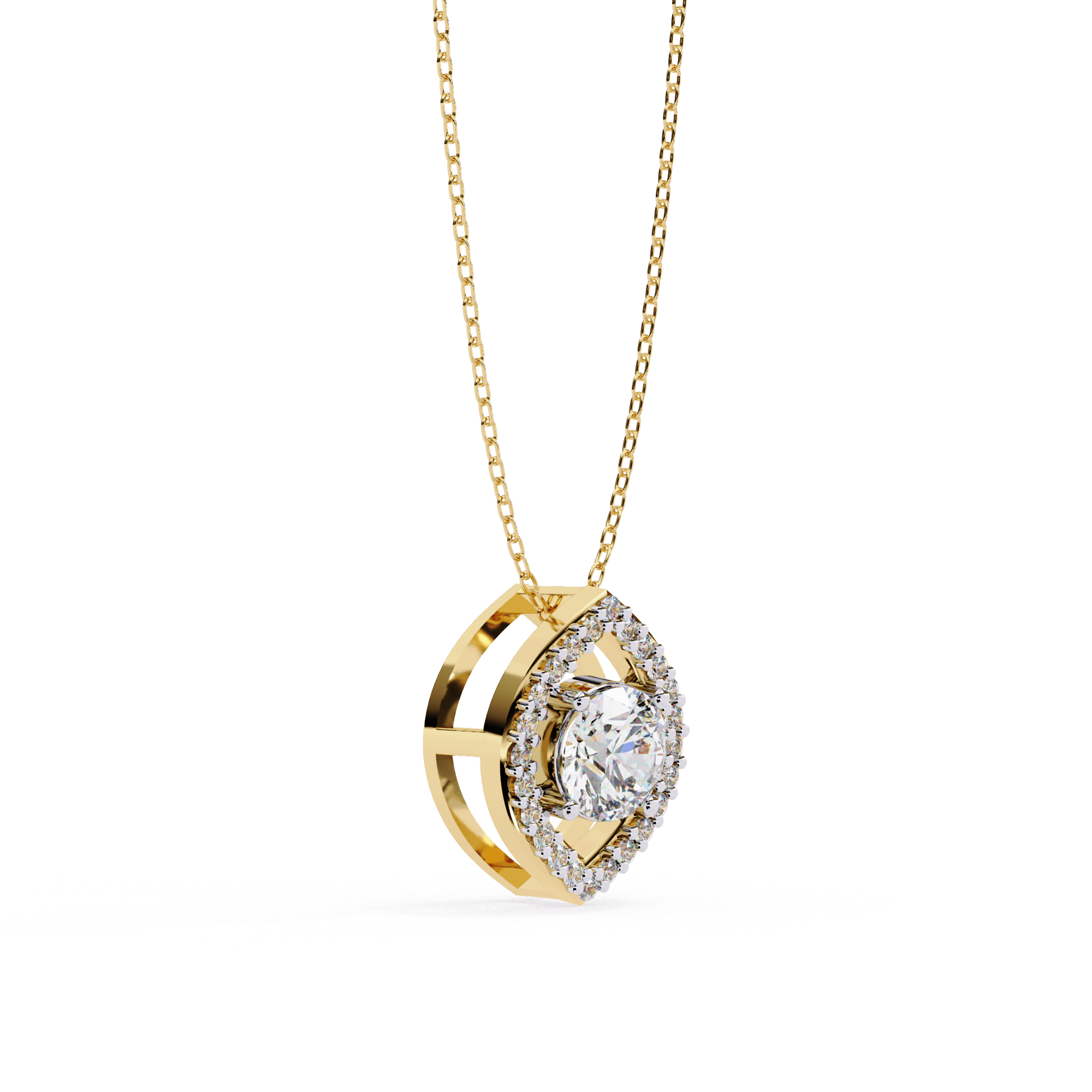 Althea Diamond Pendant - Blu Jewellery