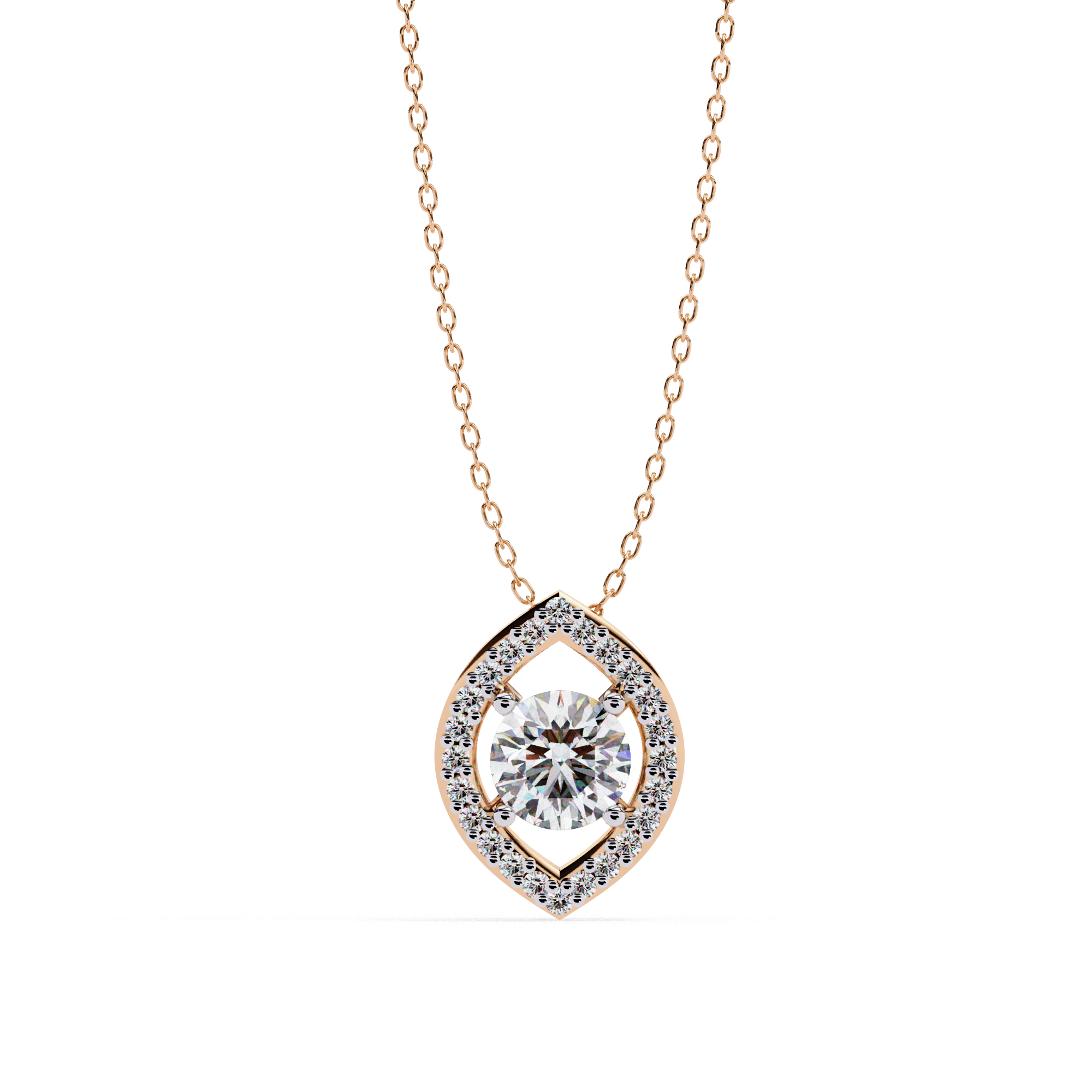 Althea Diamond Pendant - Blu Jewellery