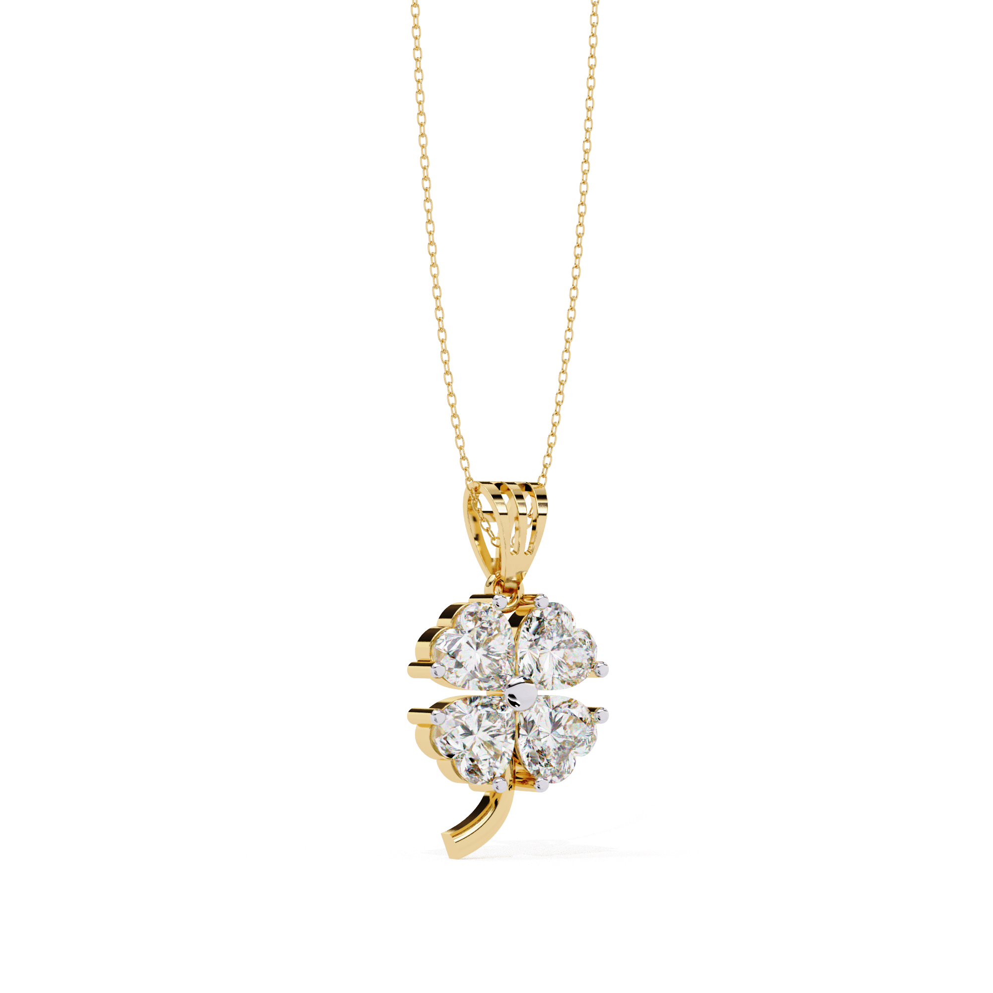 Amora Heart Diamond Pendant - Blu Jewellery