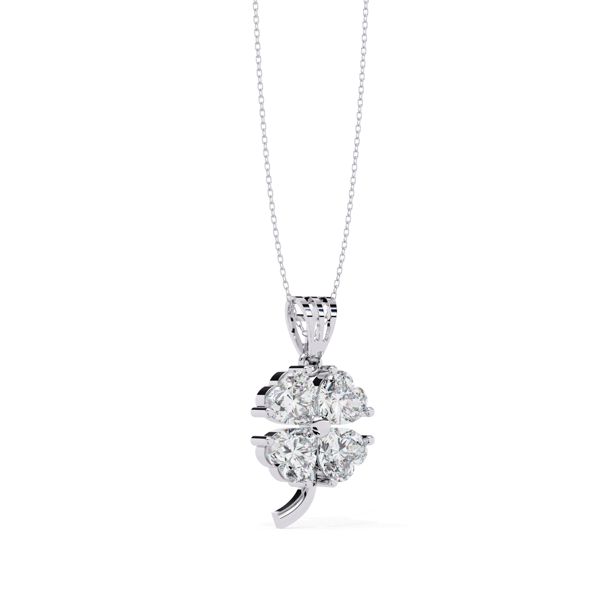 Amora Heart Diamond Pendant - Blu Jewellery