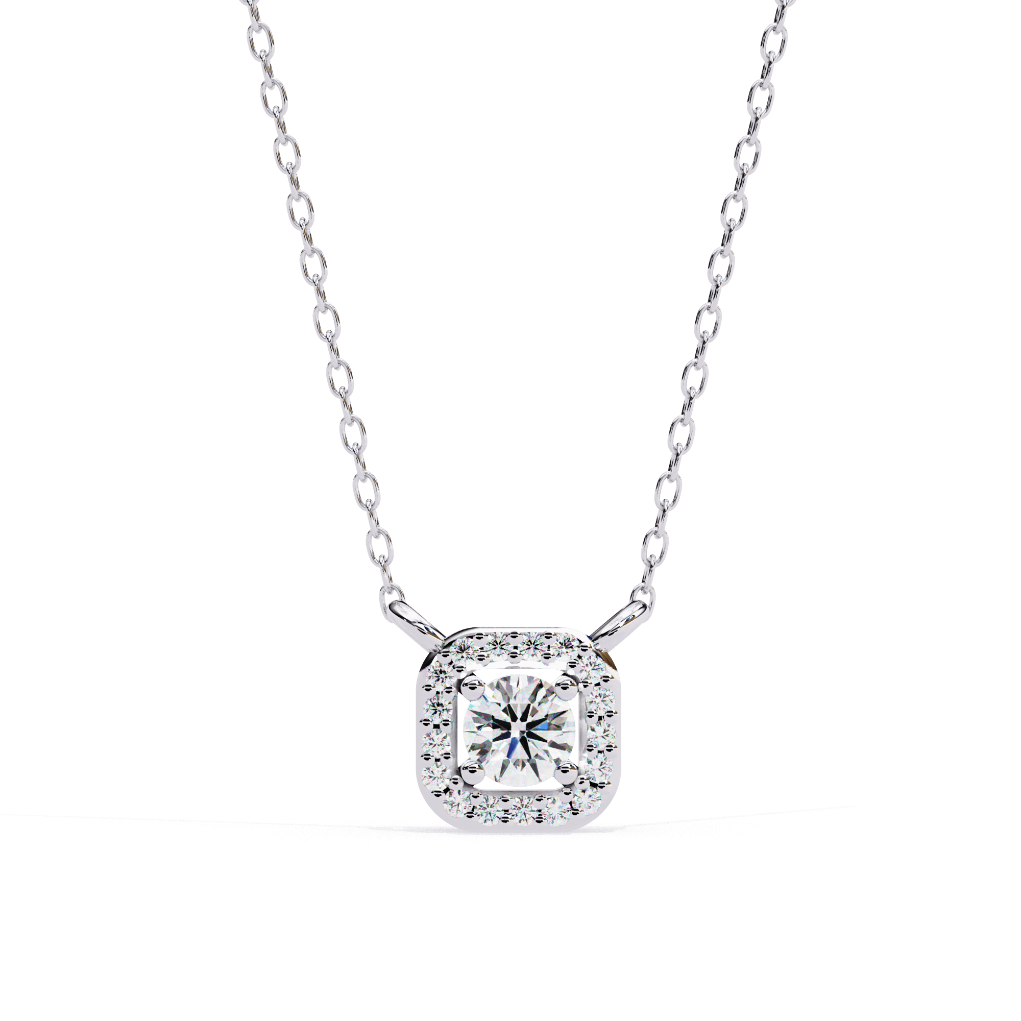 Aurelle Diamond Pendant - Blu Jewellery