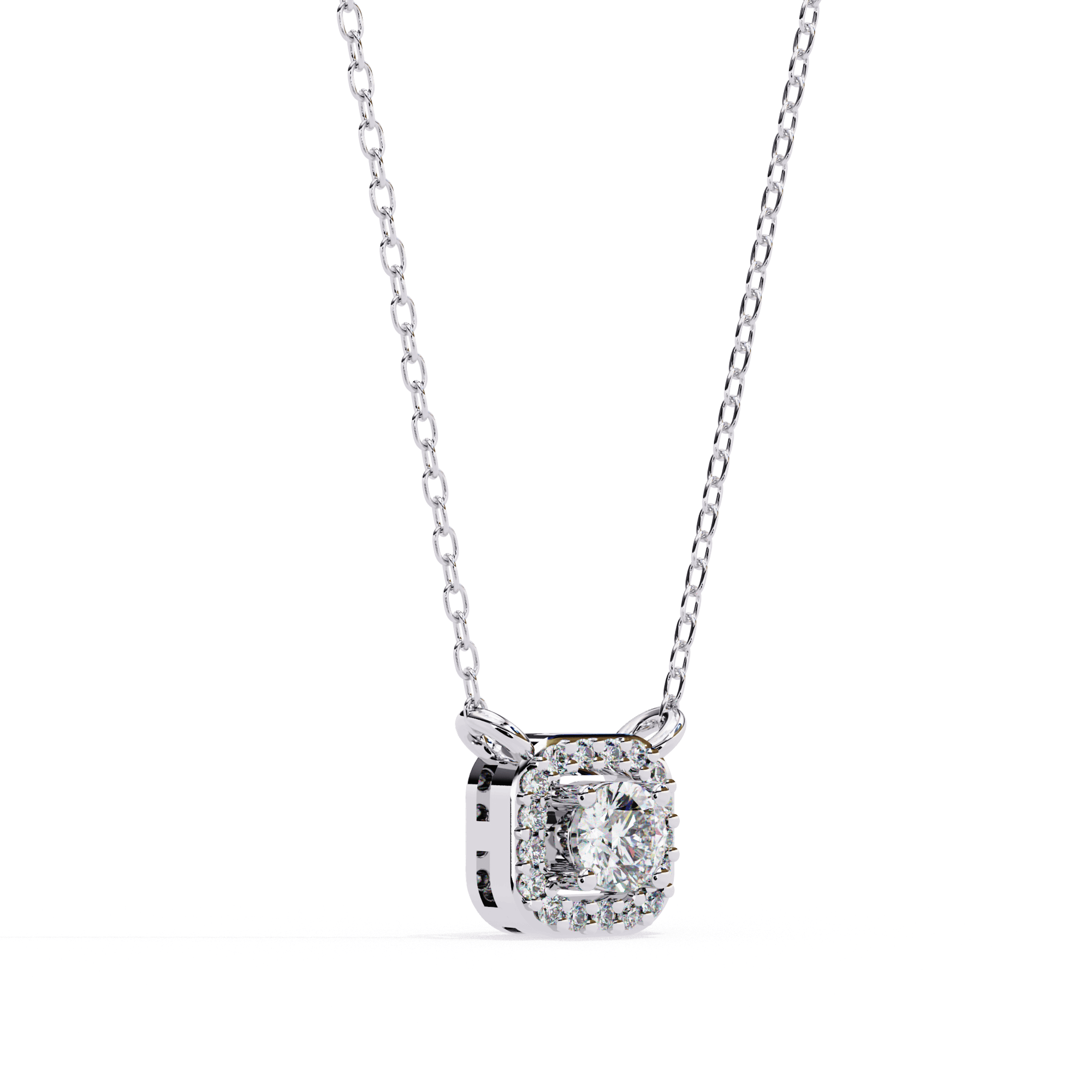 Aurelle Diamond Pendant - Blu Jewellery