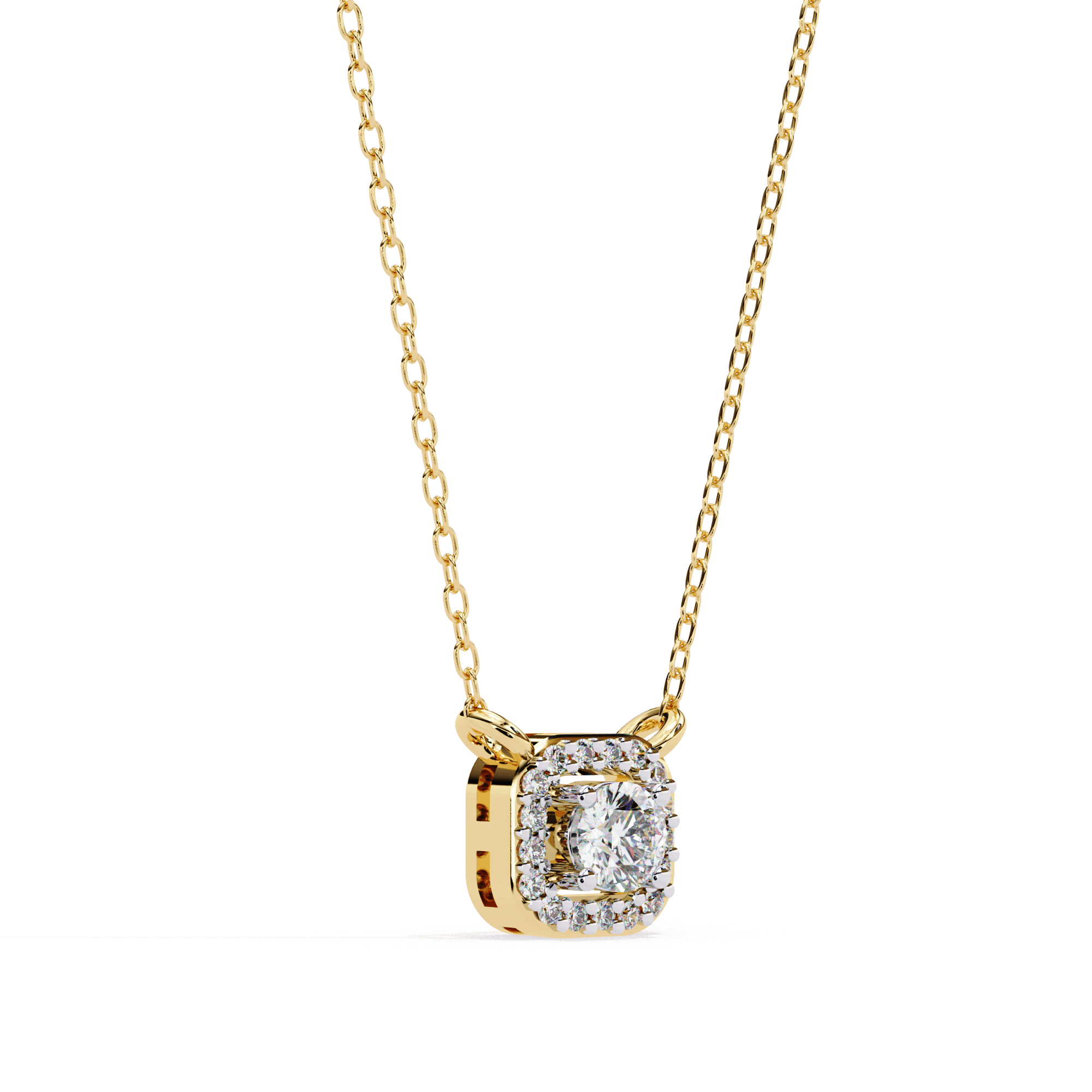 Aurelle Diamond Pendant - Blu Jewellery