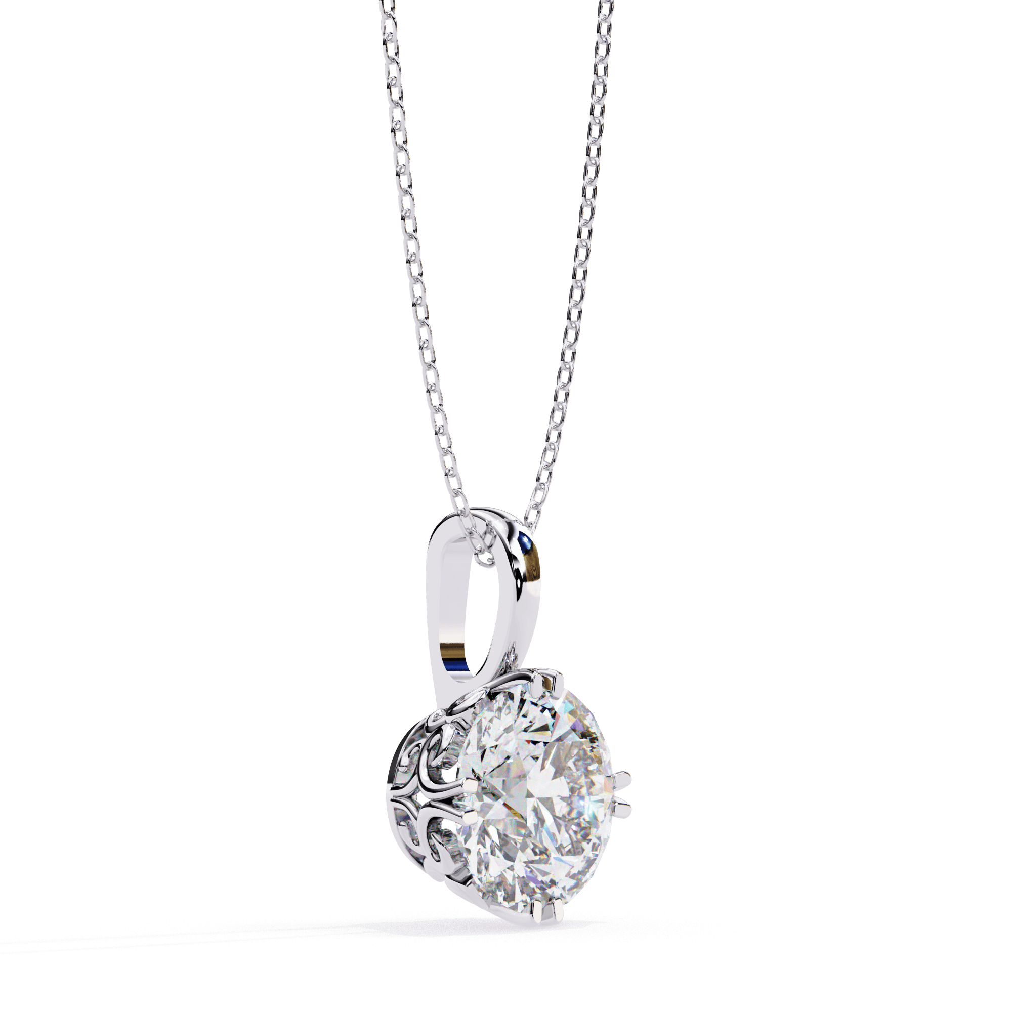 Aurora Solitaire Pendant - Blu Jewellery