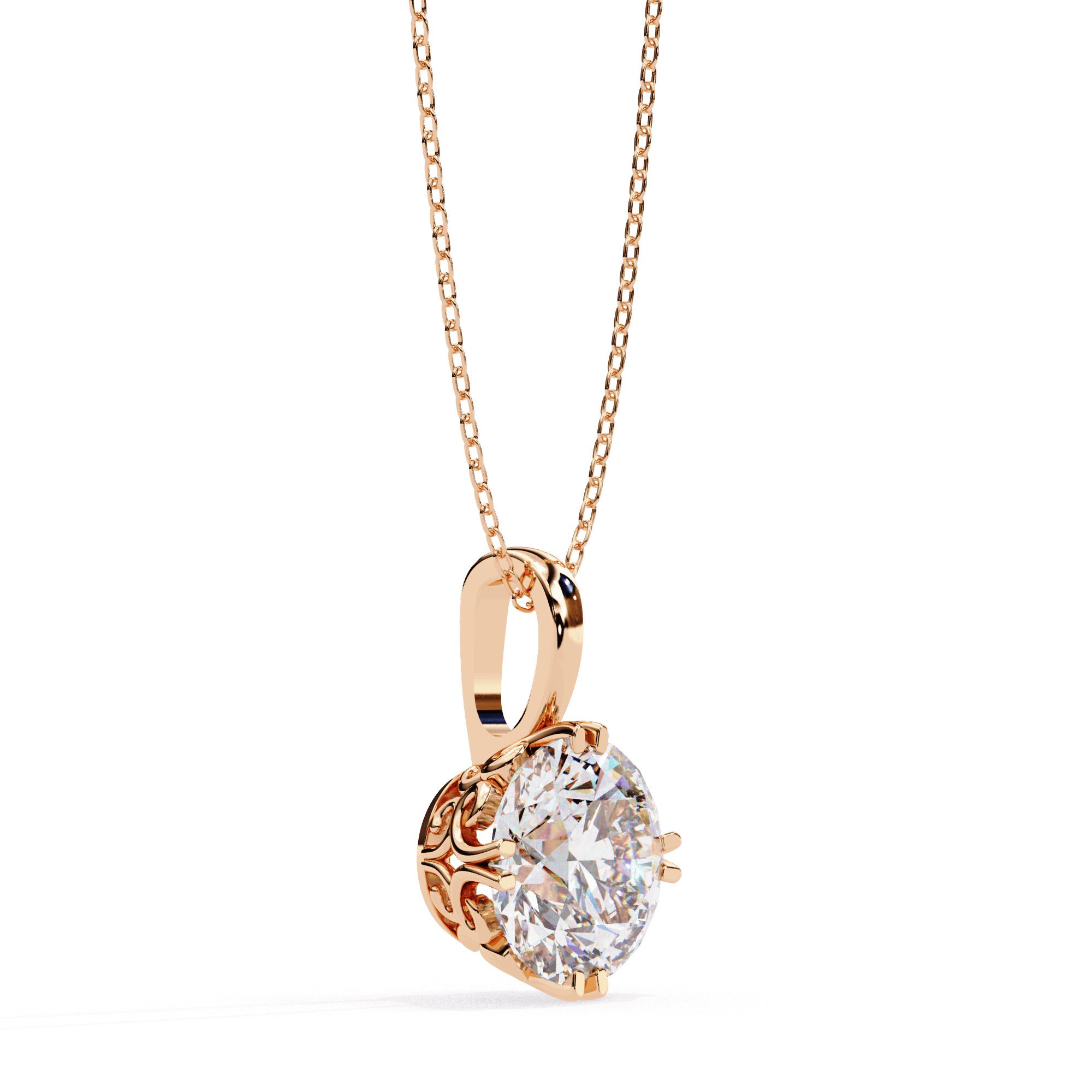 Aurora Solitaire Pendant - Blu Jewellery