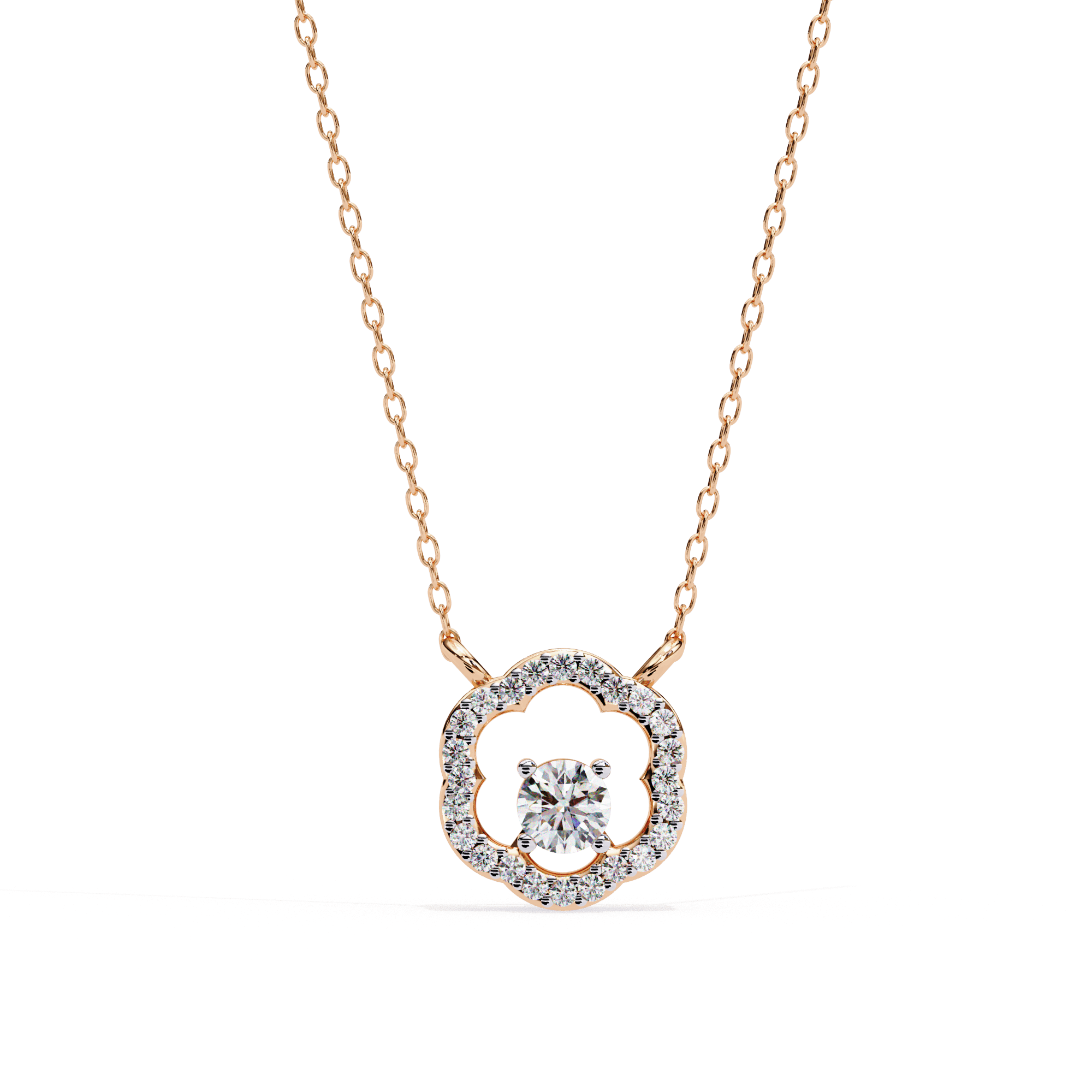 Celestia Diamond Pendant - Blu Jewellery