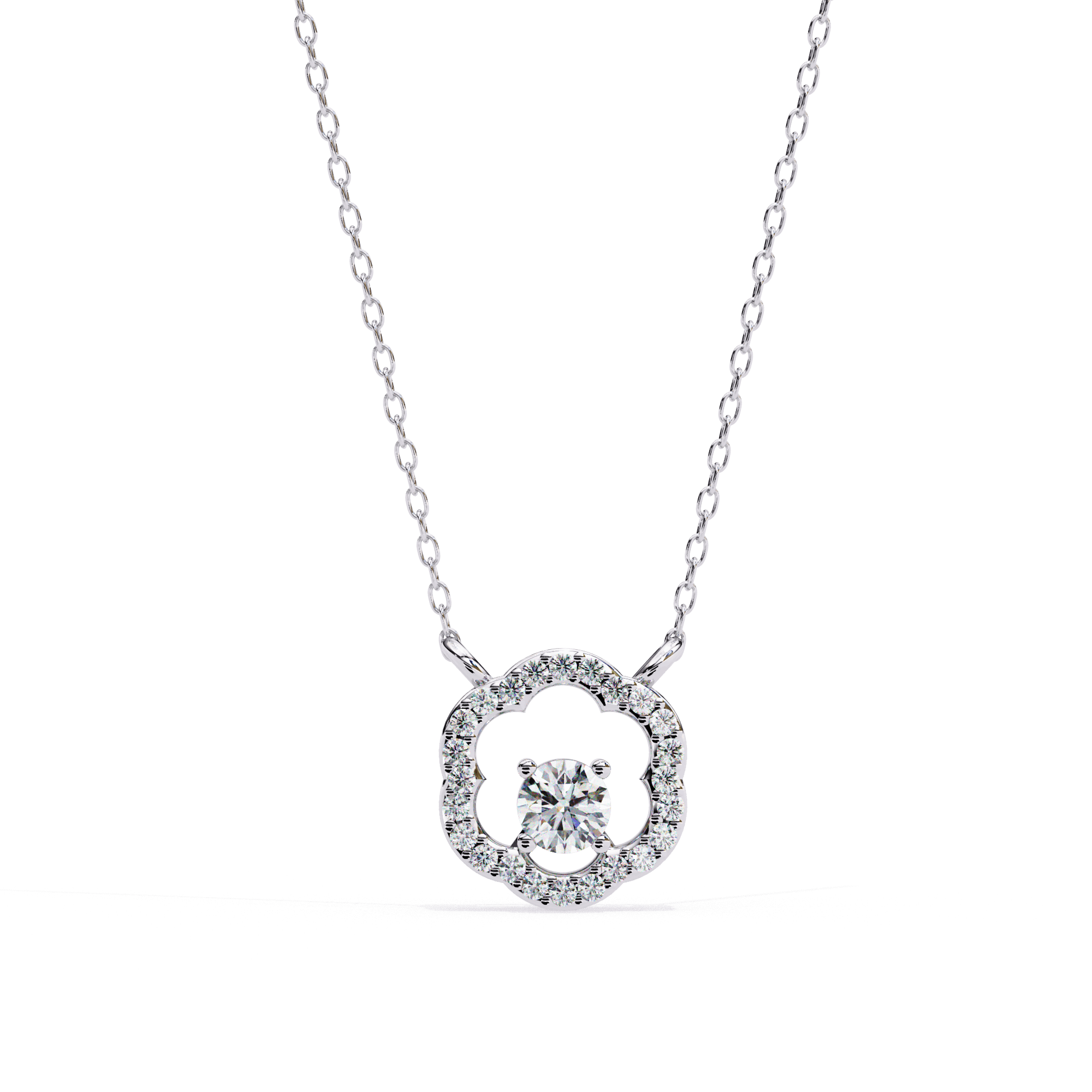 Celestia Diamond Pendant - Blu Jewellery