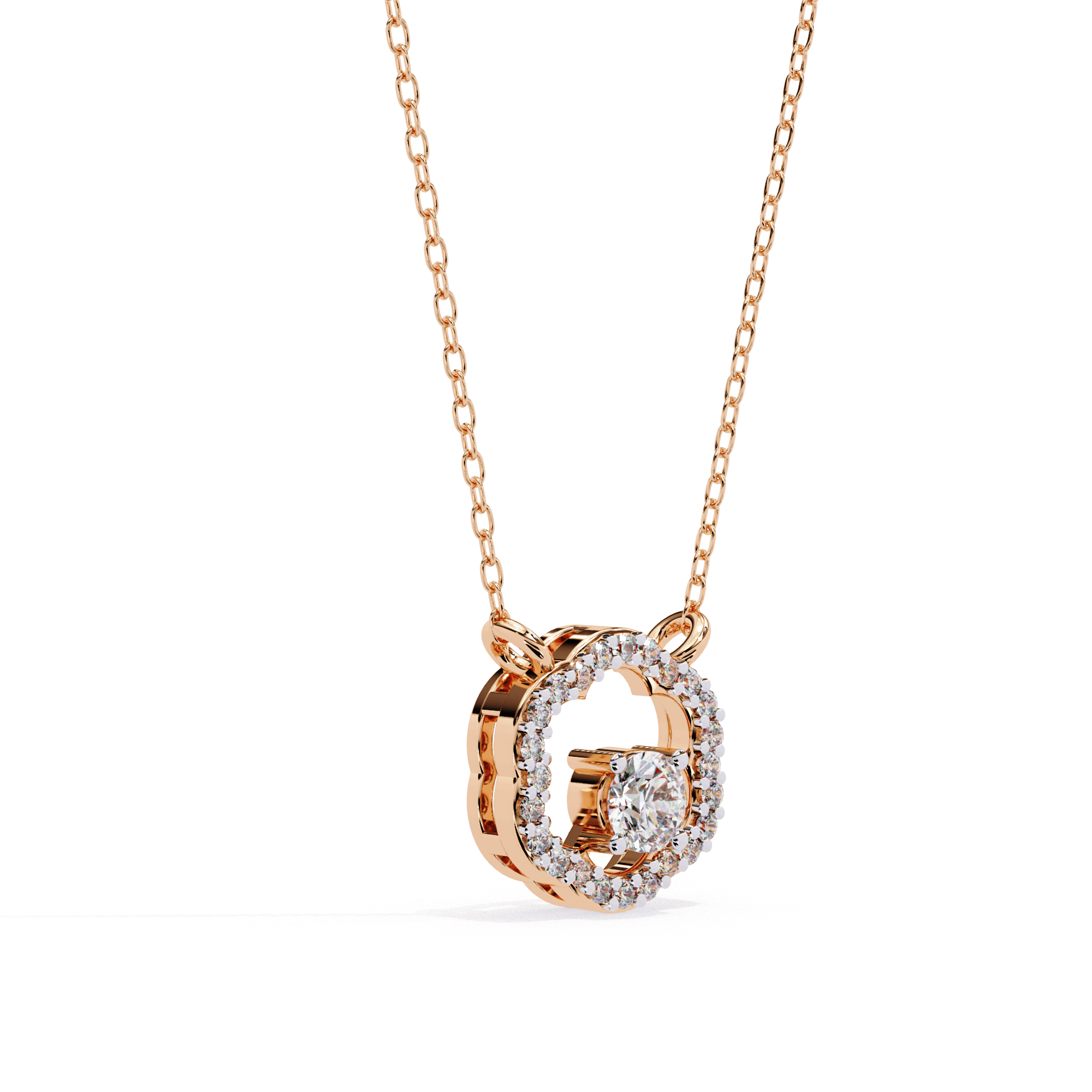 Celestia Diamond Pendant - Blu Jewellery