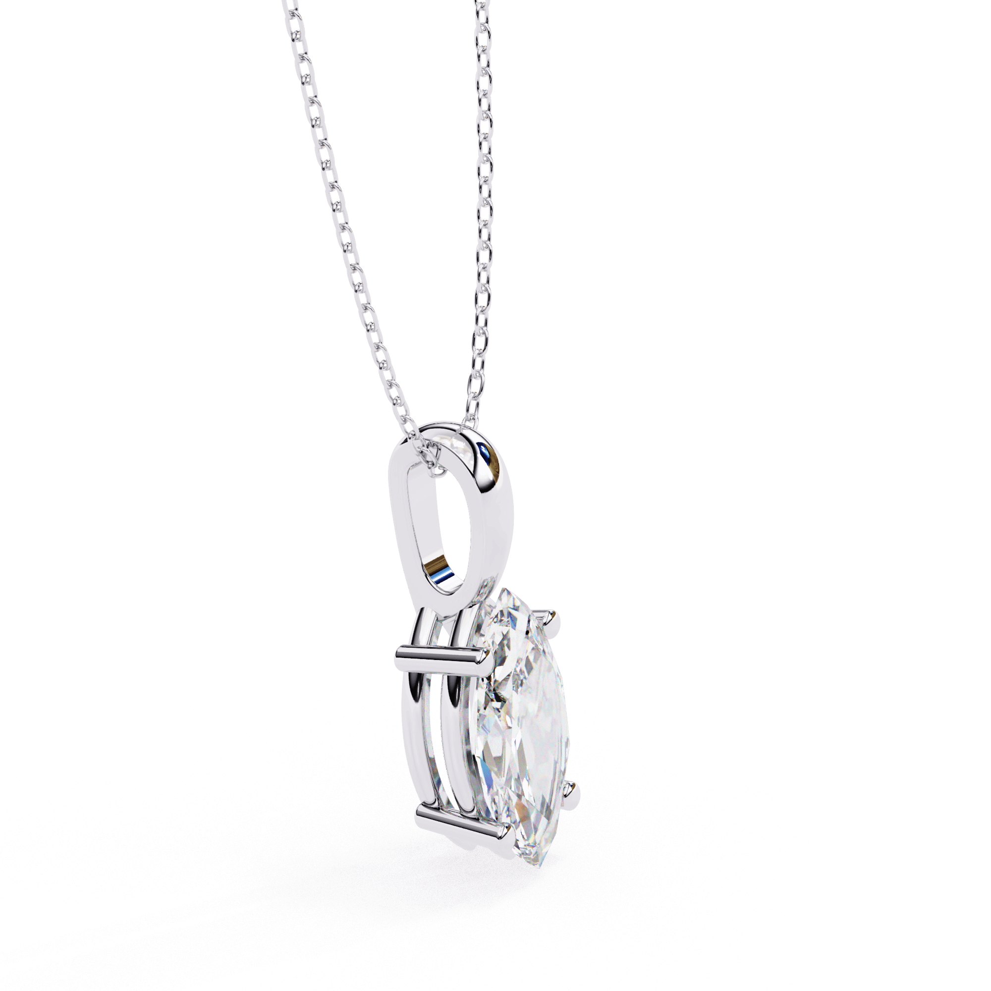 Elysian Diamond Pendant - Blu Jewellery
