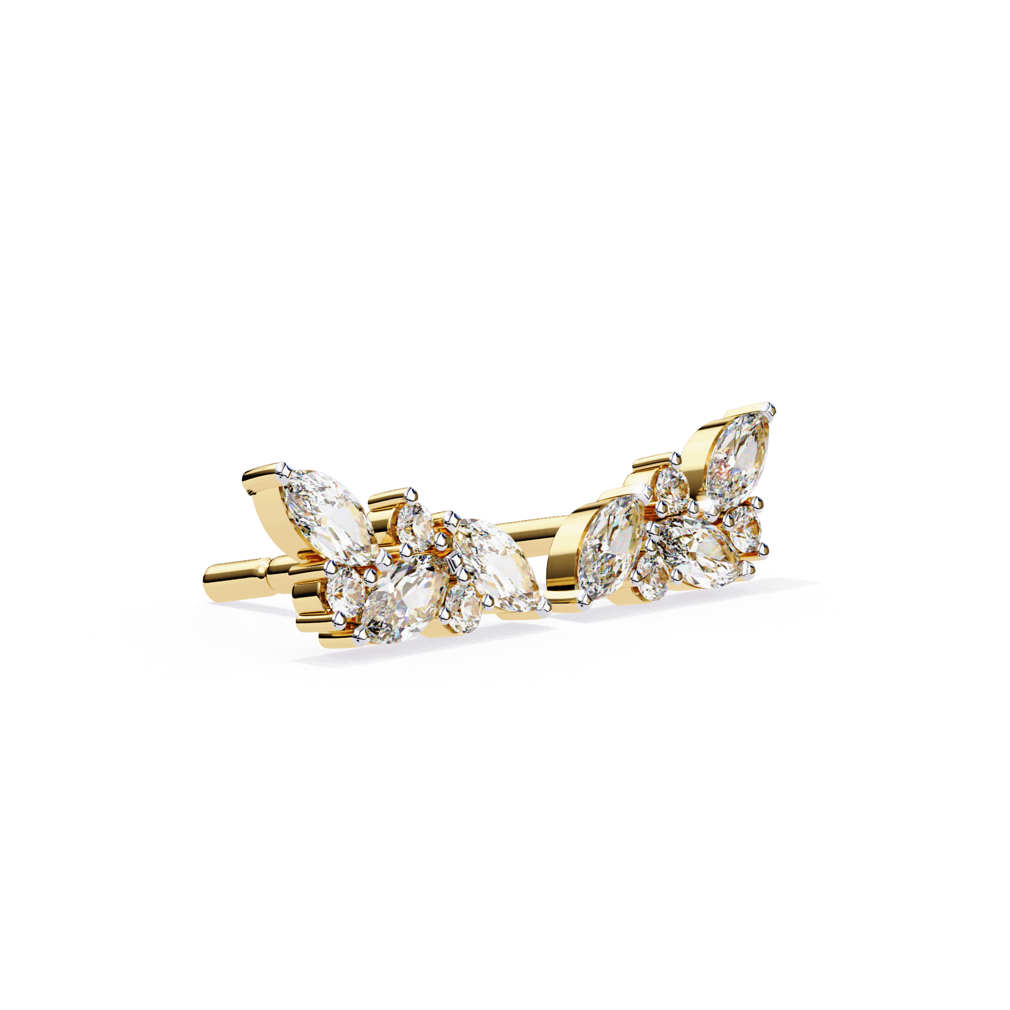 Liana Diamond Earrings - Blu Jewellery