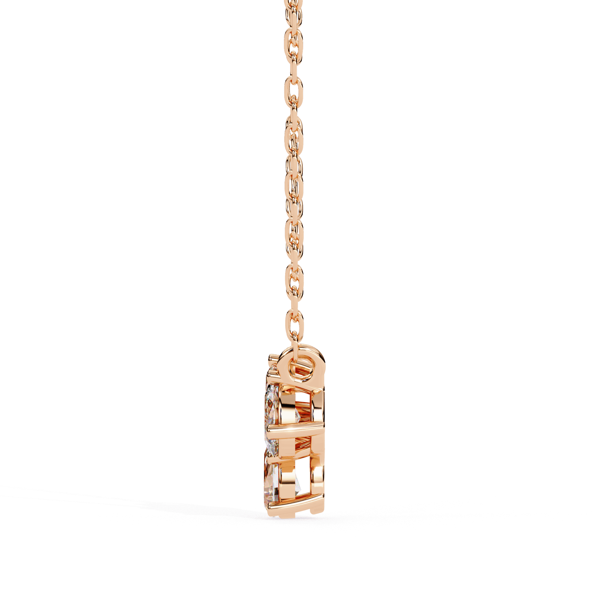 Luminara Trio Diamond Pendant - Blu Jewellery