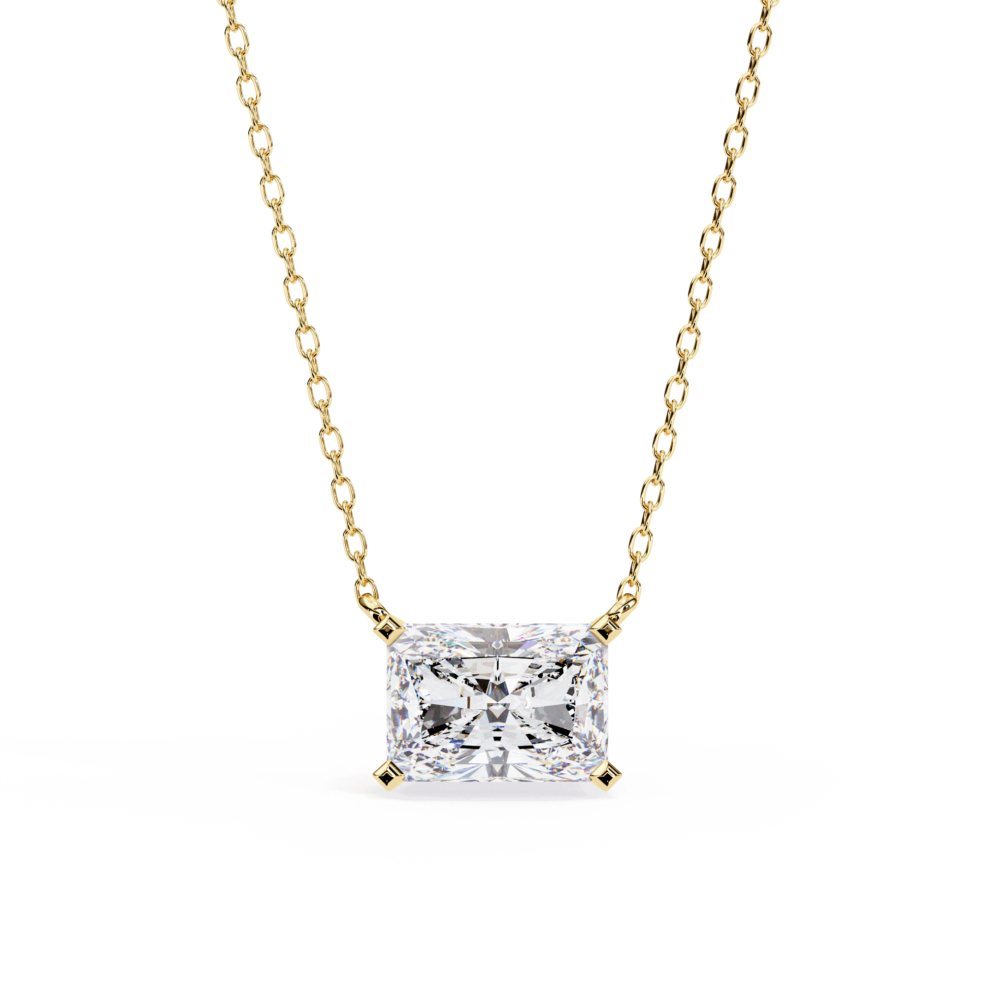 Luminous Radiance Diamond Pendant - Blu Jewellery