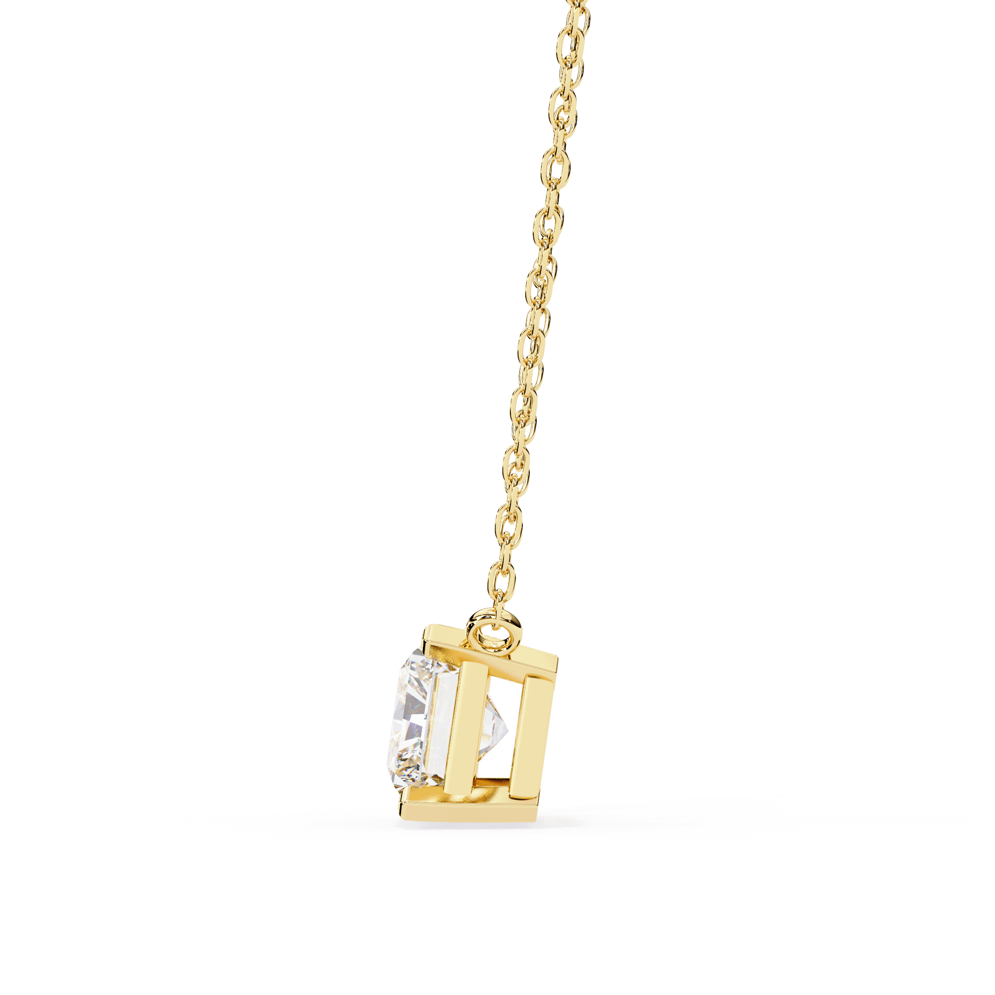 Luminous Radiance Diamond Pendant - Blu Jewellery