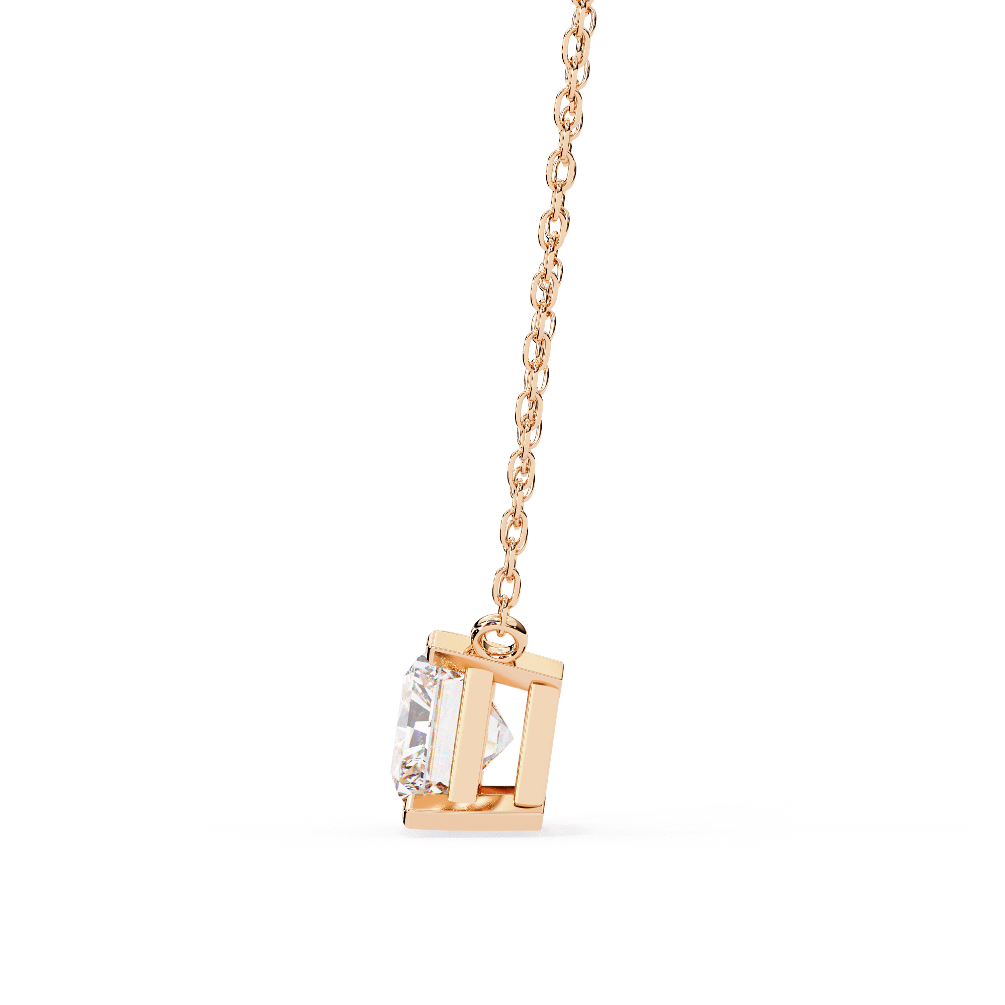 Luminous Radiance Diamond Pendant - Blu Jewellery