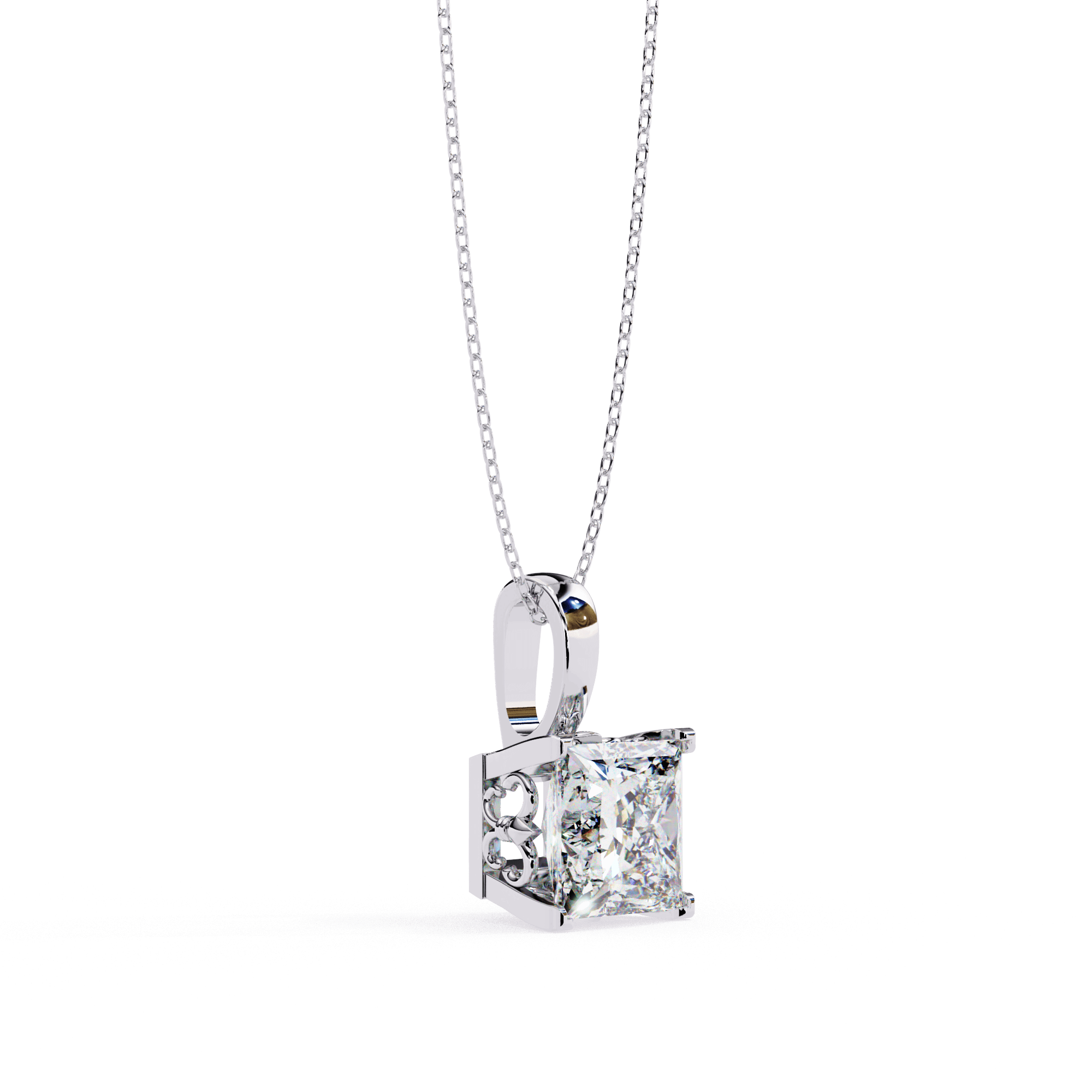 Majestic Princess Diamond Pendant - Blu Jewellery