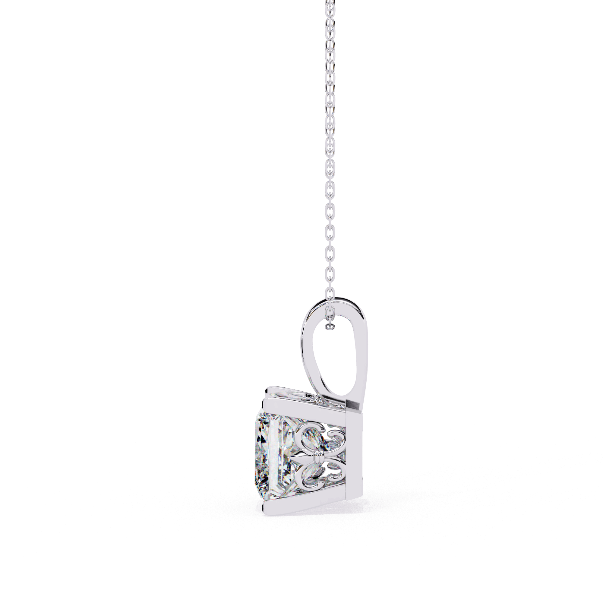 Majestic Princess Diamond Pendant - Blu Jewellery