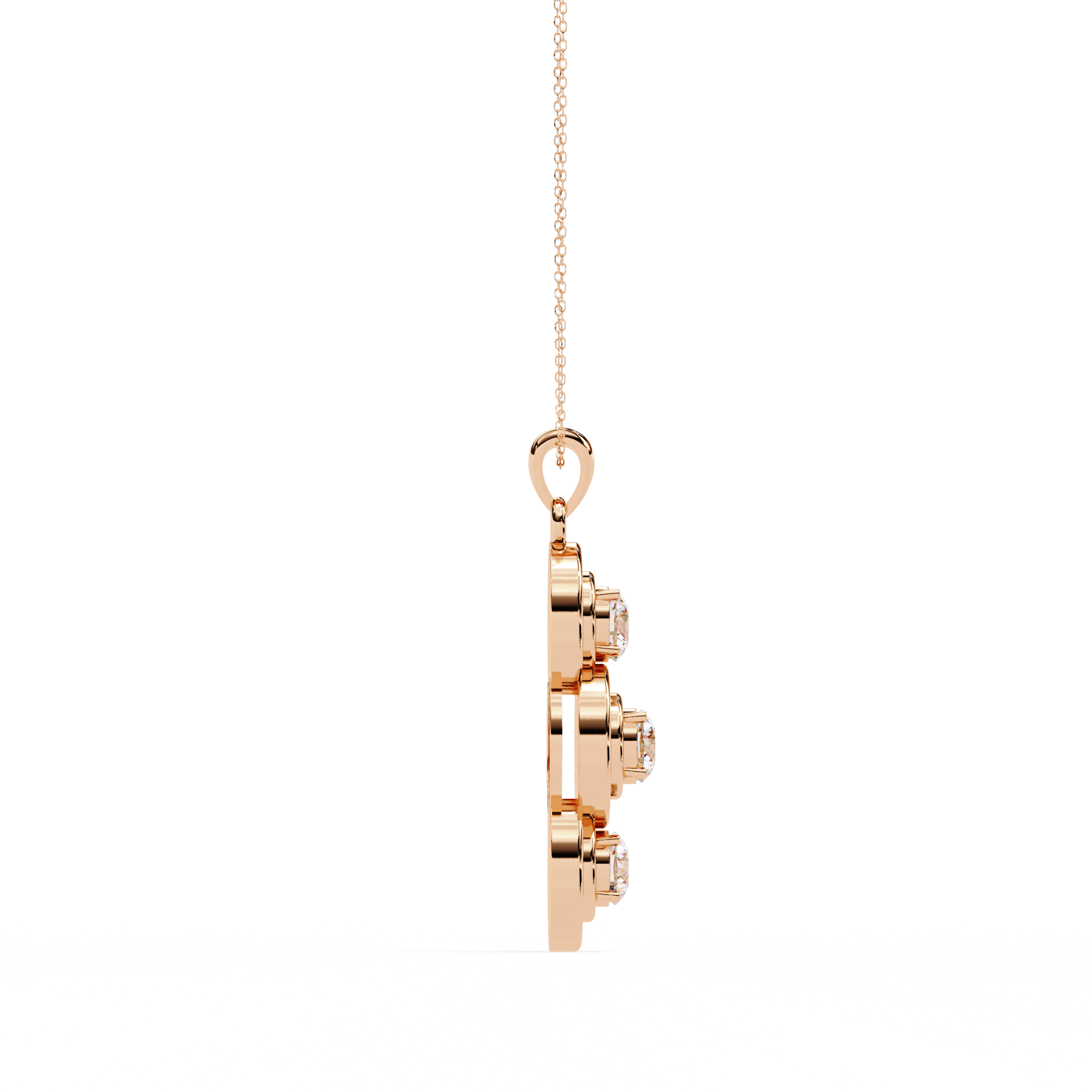 Trinova Diamond Pendant - Blu Jewellery