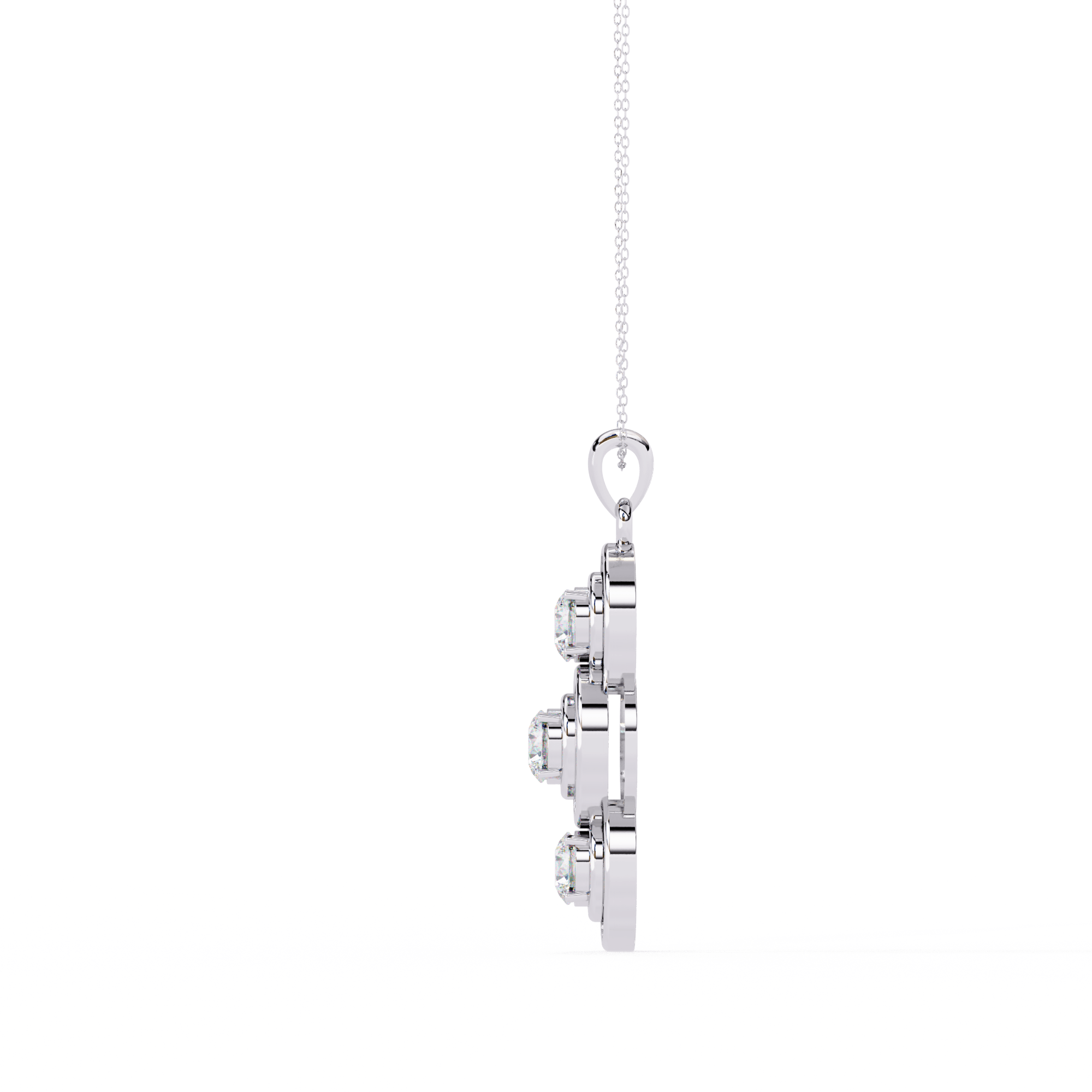 Trinova Diamond Pendant - Blu Jewellery