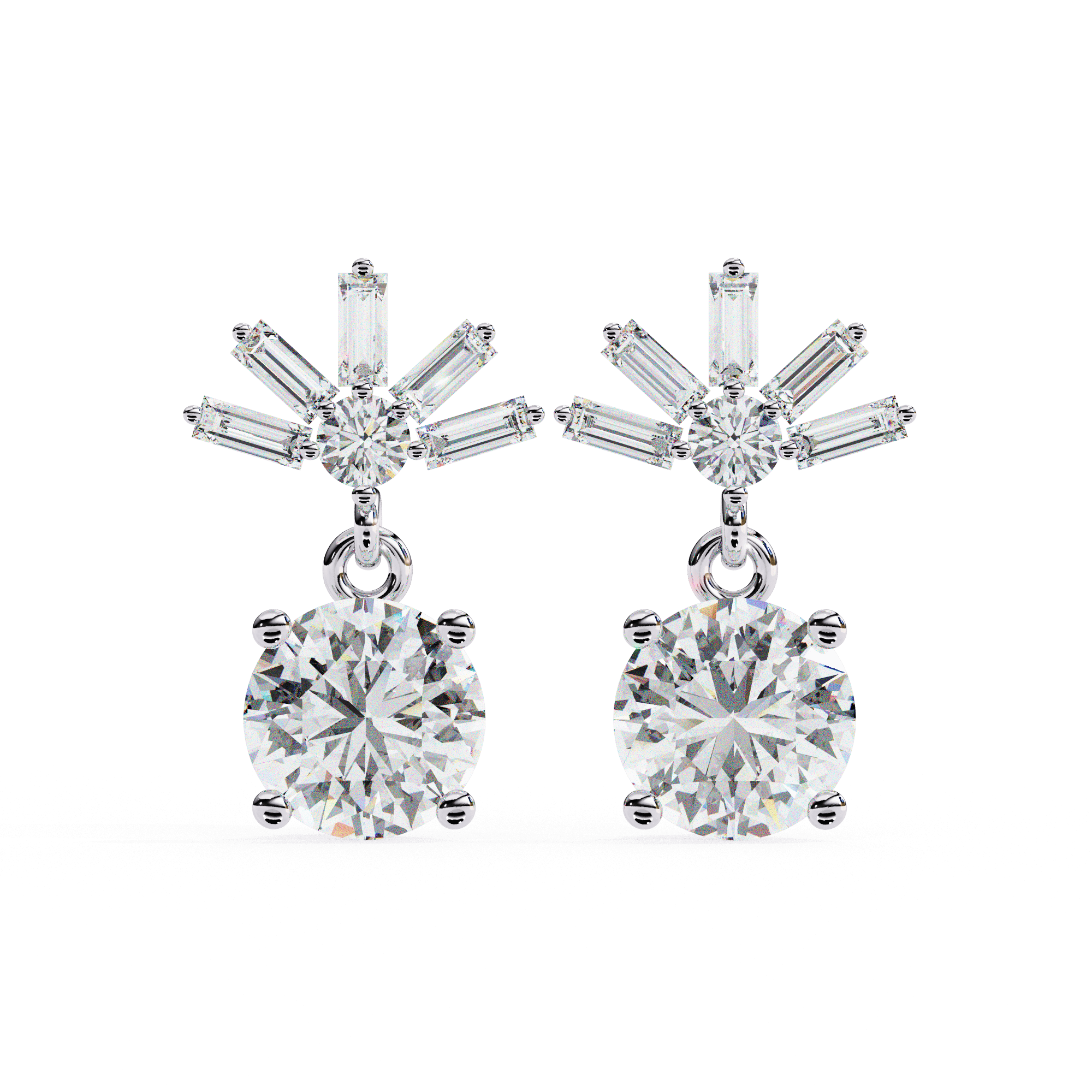 Valora Diamond Earrings - Blu Jewellery