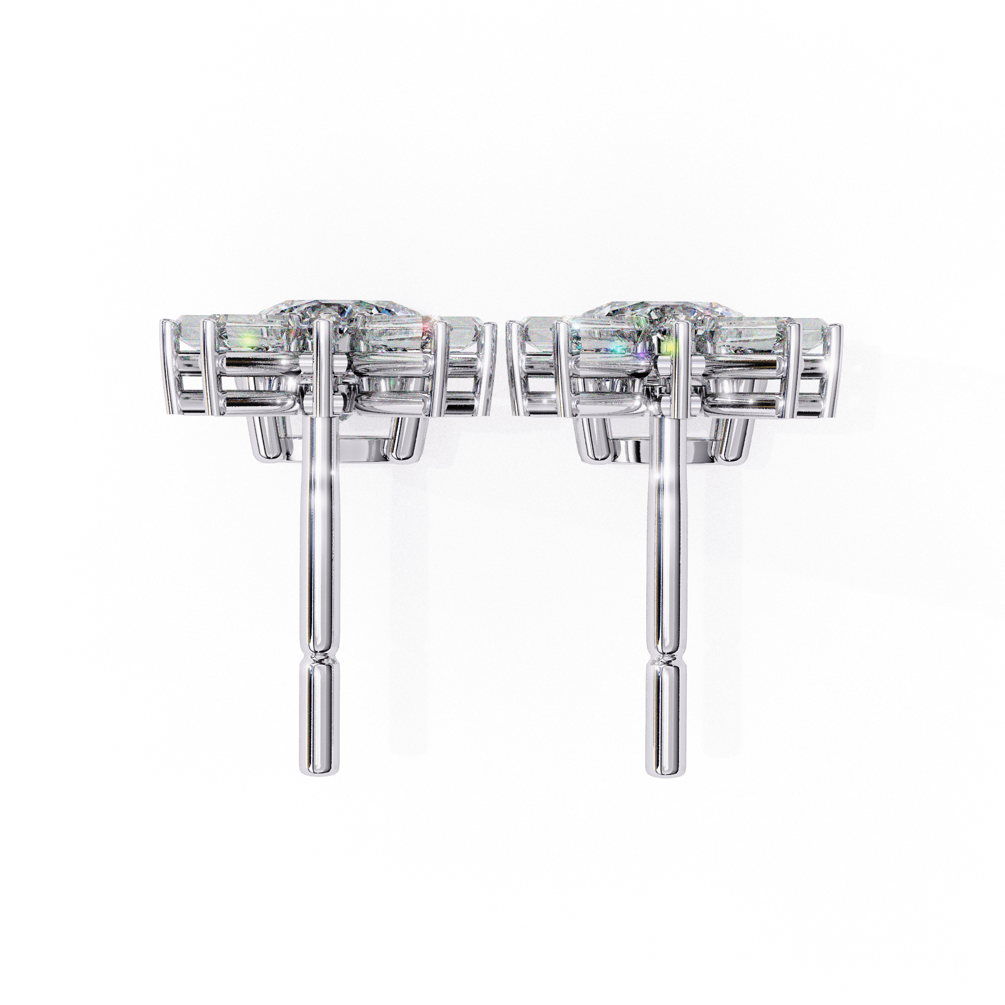 Valora Diamond Earrings - Blu Jewellery