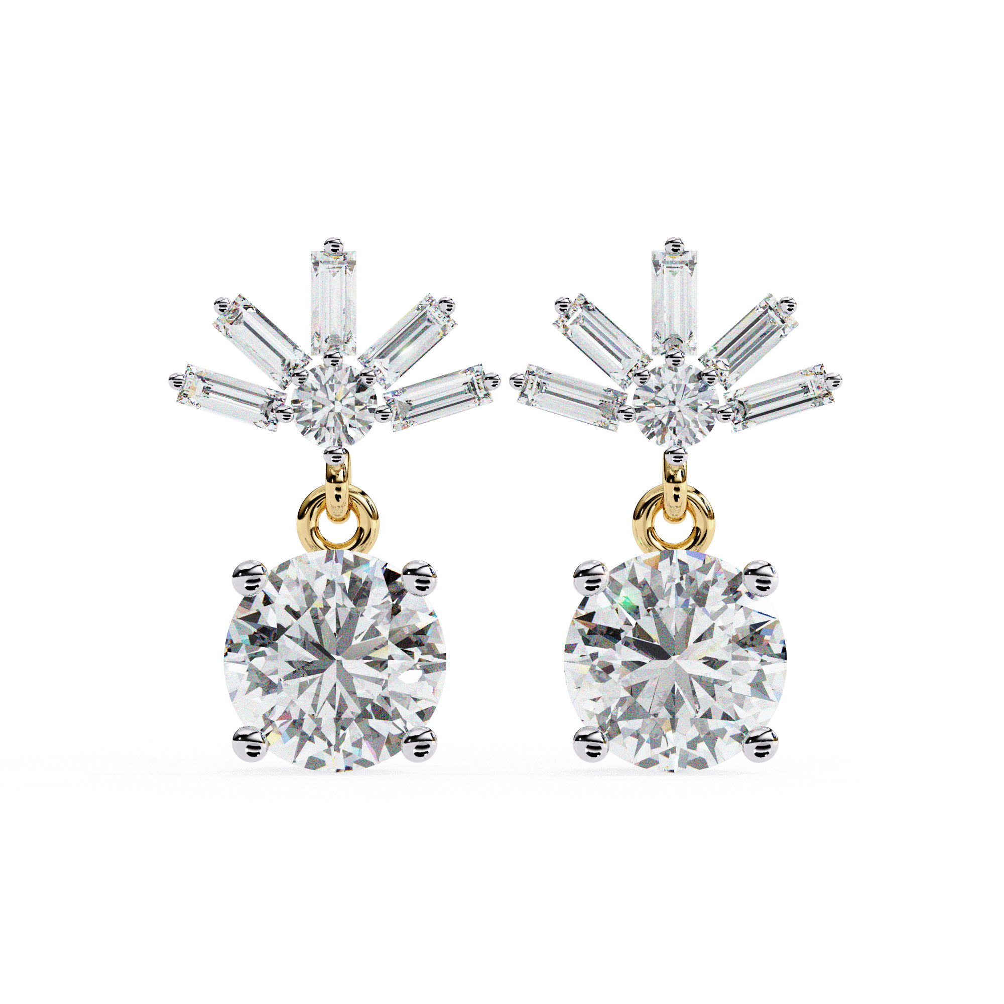 Valora Diamond Earrings - Blu Jewellery