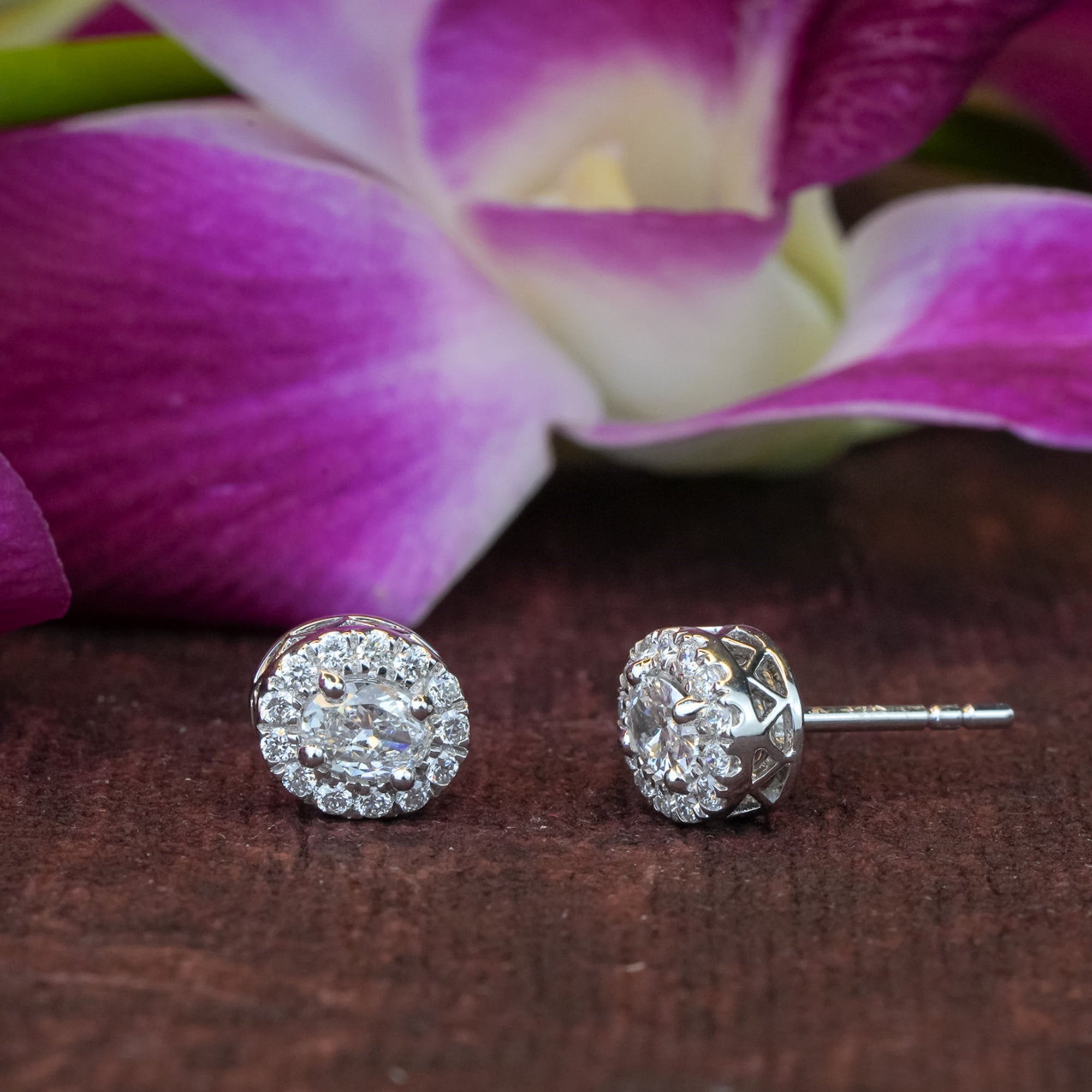 Majestic Brilliance Solitaire Earrings