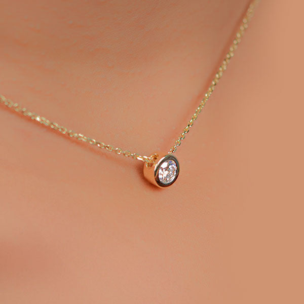 Eternal Sparkle Solitaire Pendant