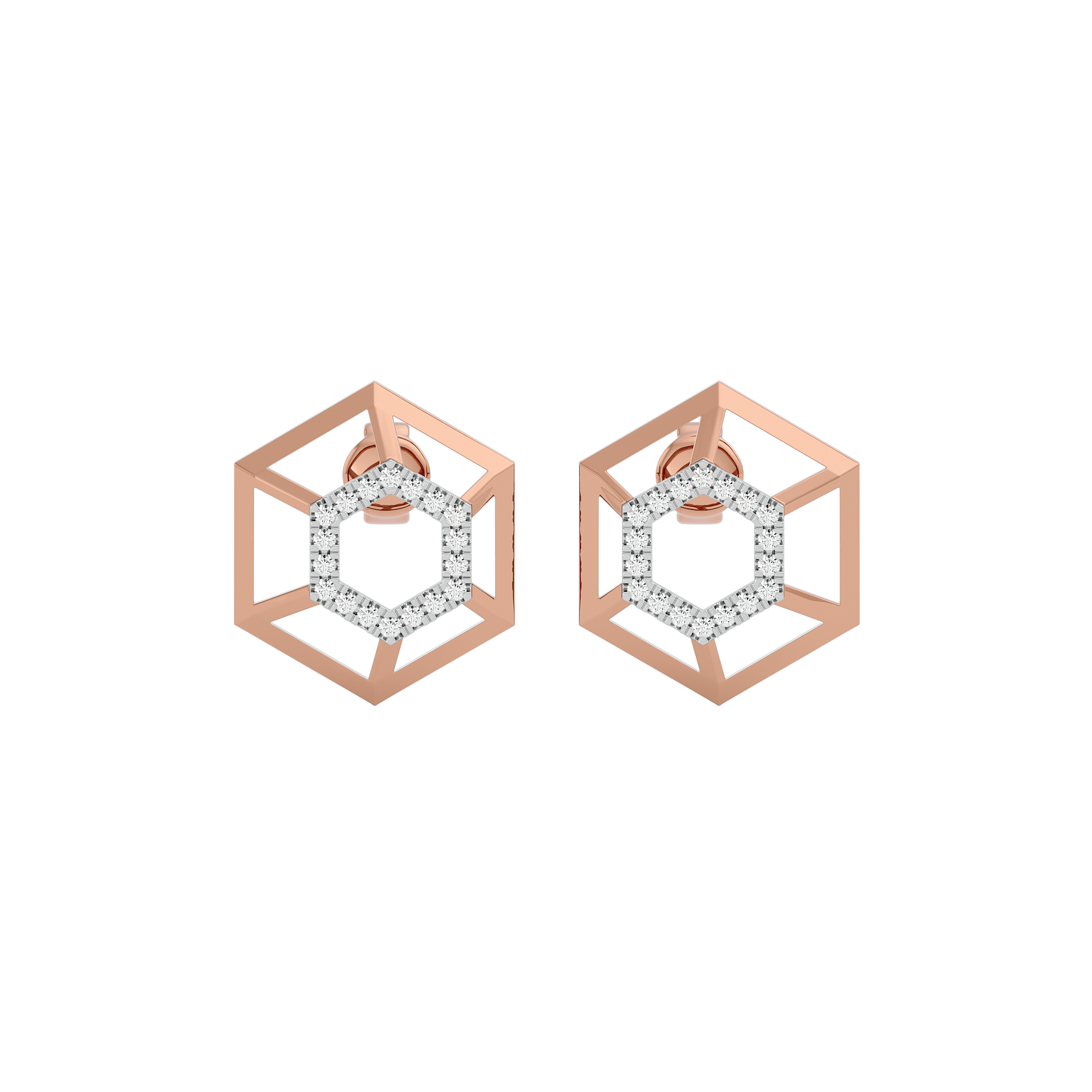 Regal Gleam Diamond Earrings