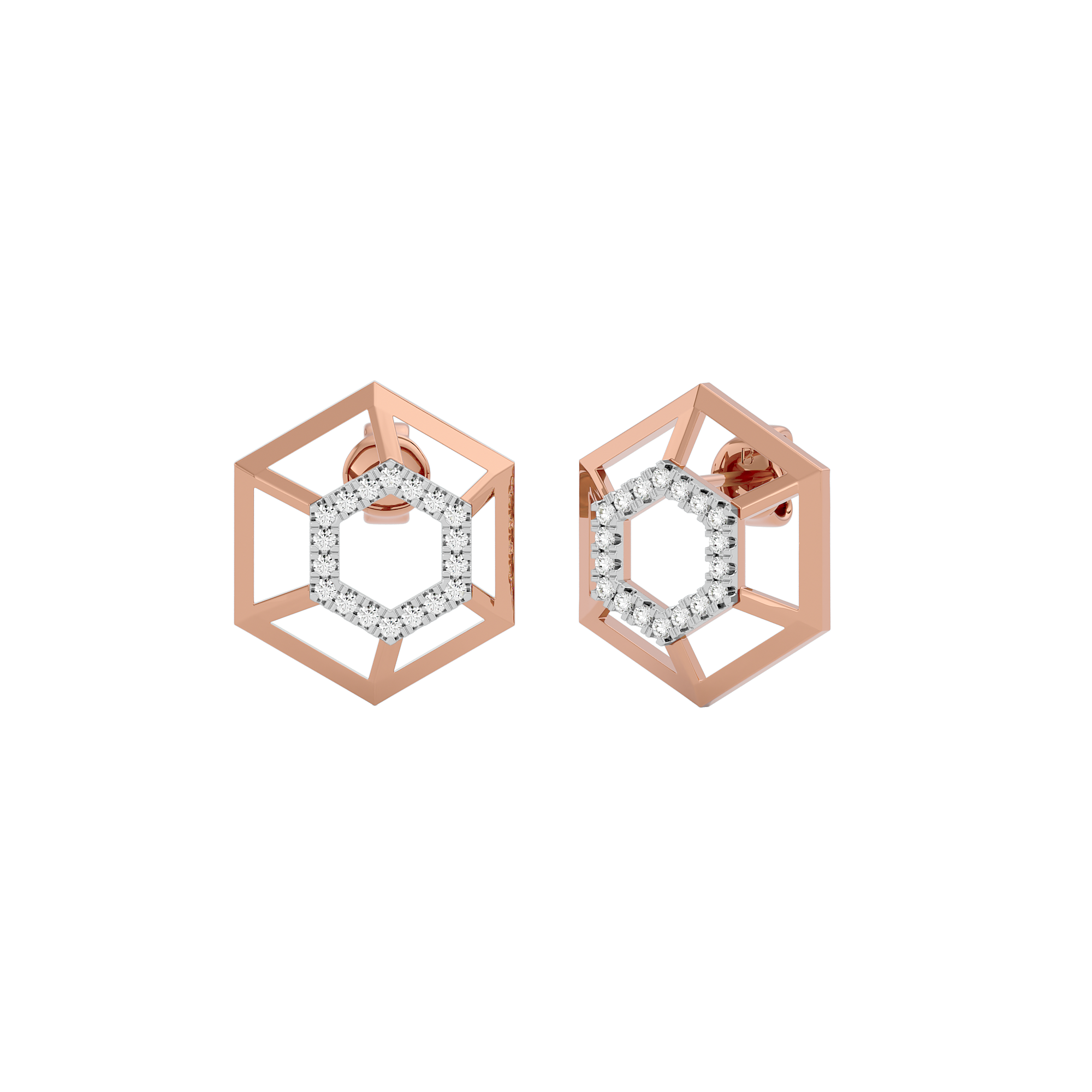 Regal Gleam Diamond Earrings