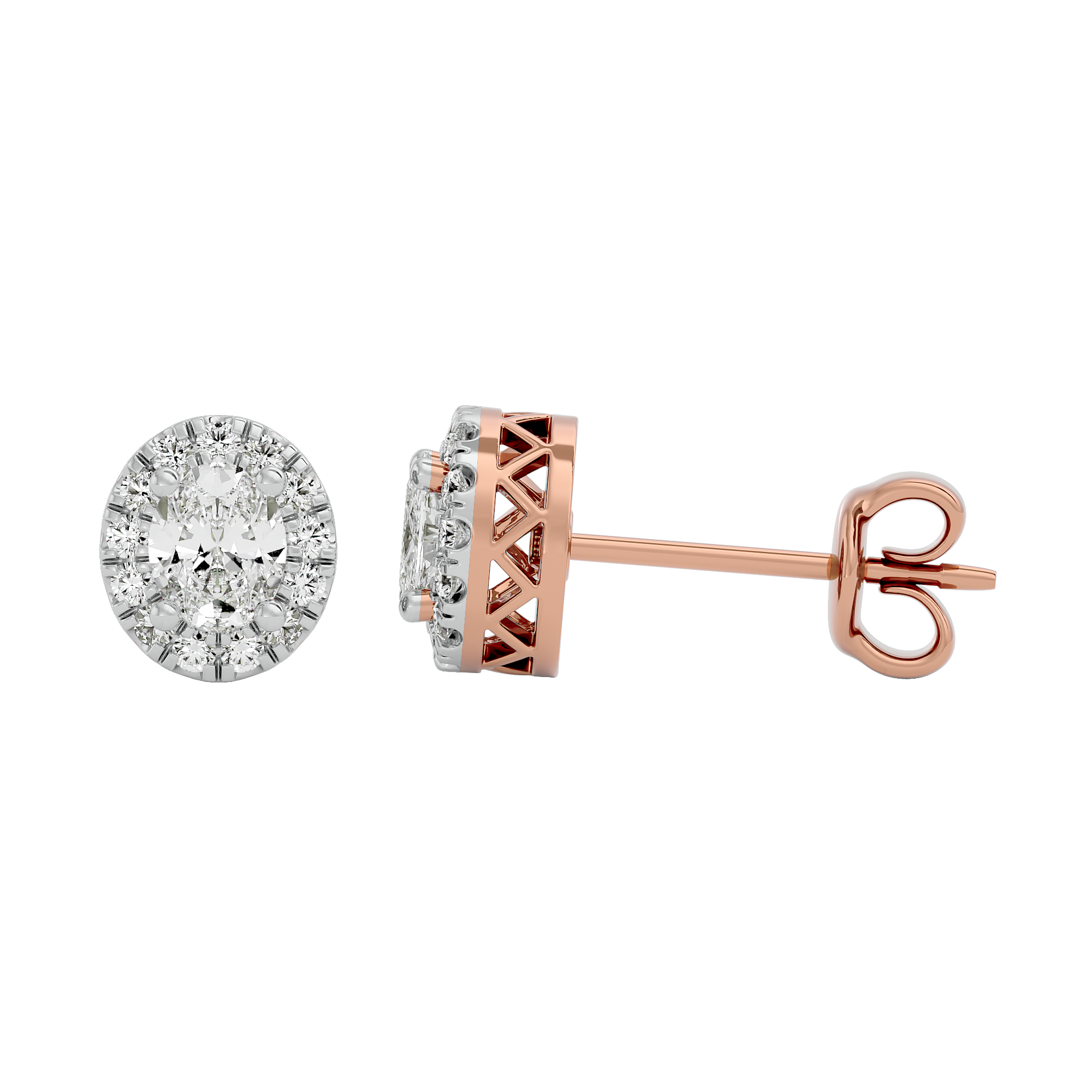 Majestic Brilliance Solitaire Earrings