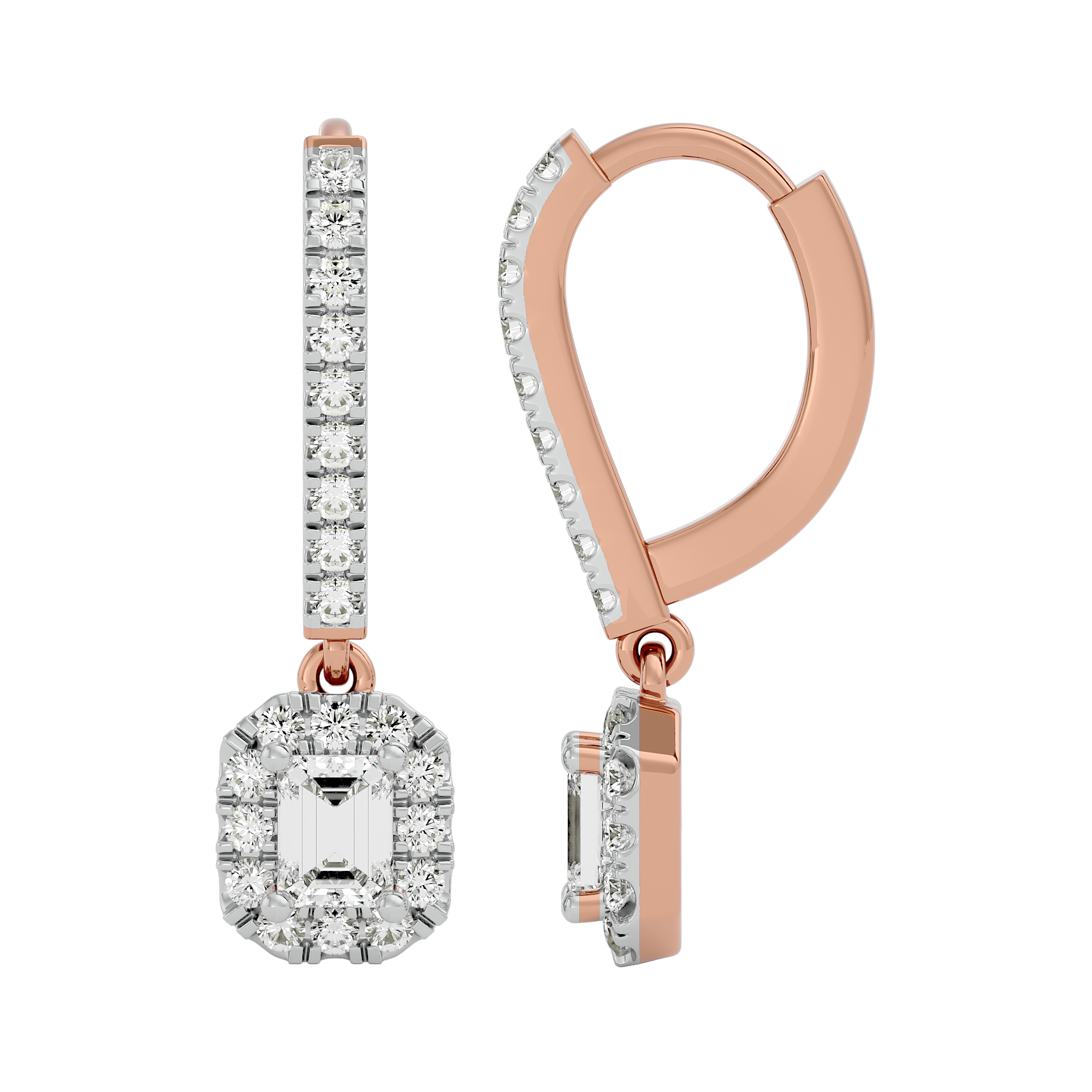 Regal Cascade Solitaire Earrings