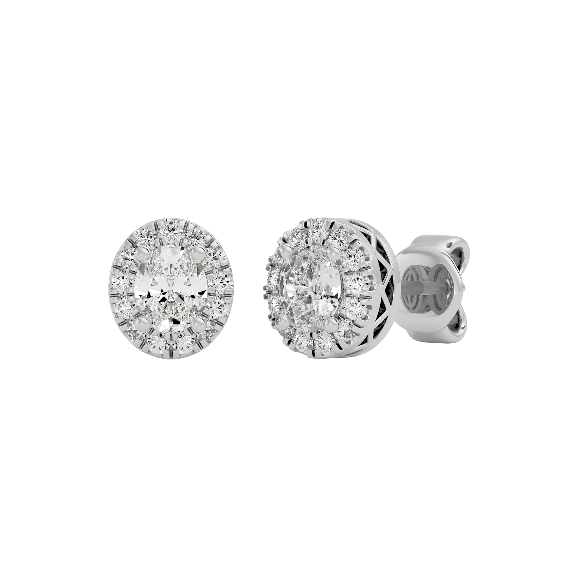 Majestic Brilliance Solitaire Earrings