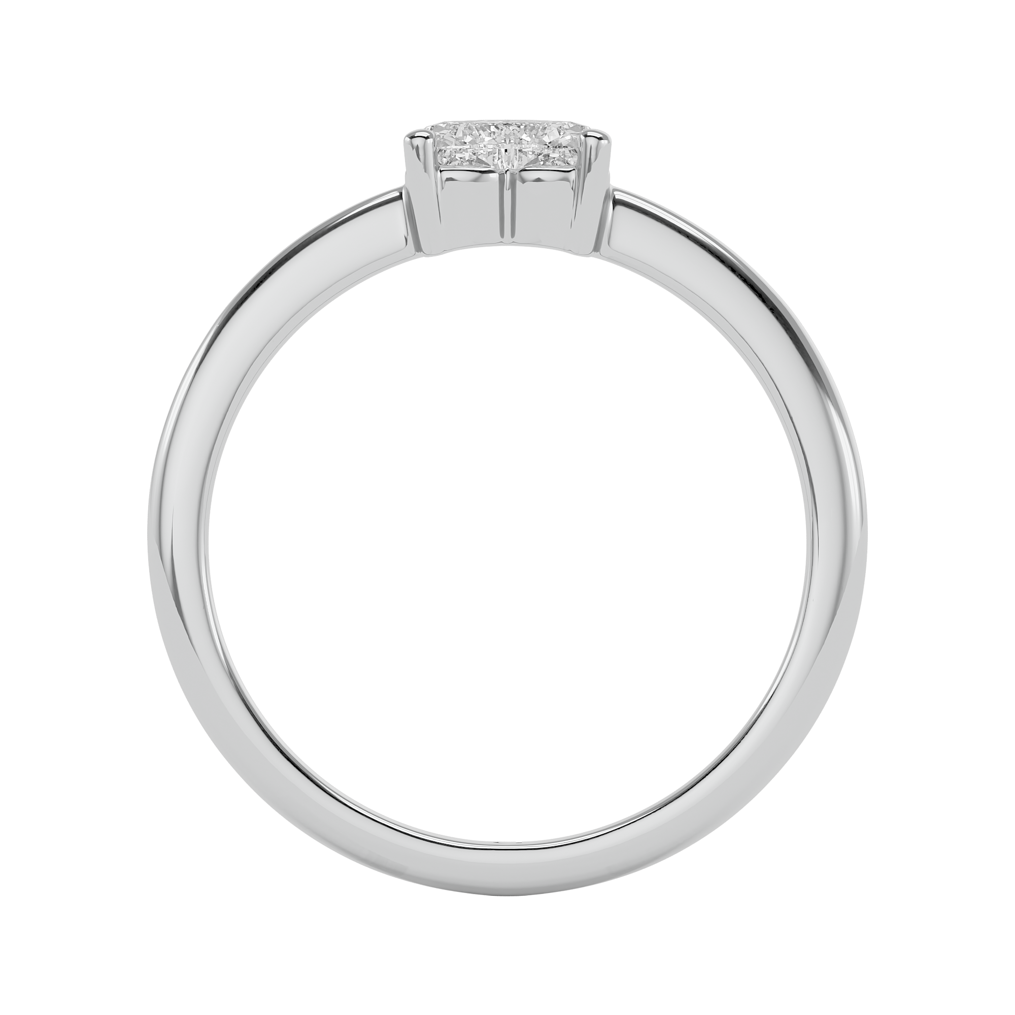 Love Knot Solitaire Diamond Ring
