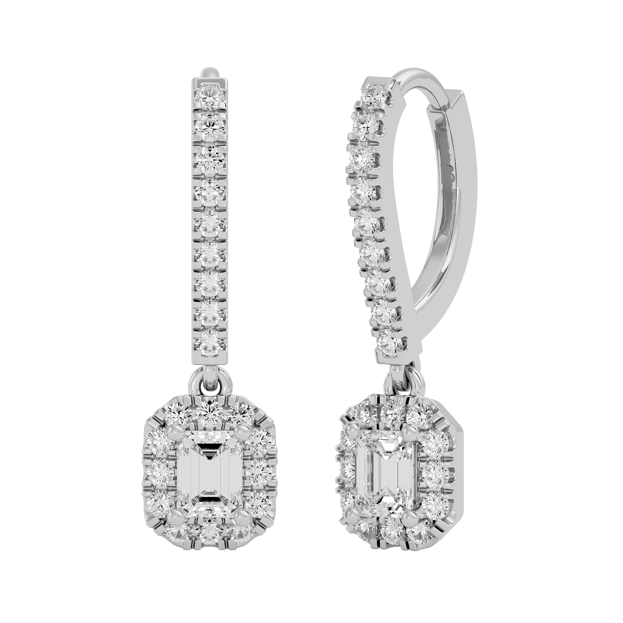 Regal Cascade Solitaire Earrings