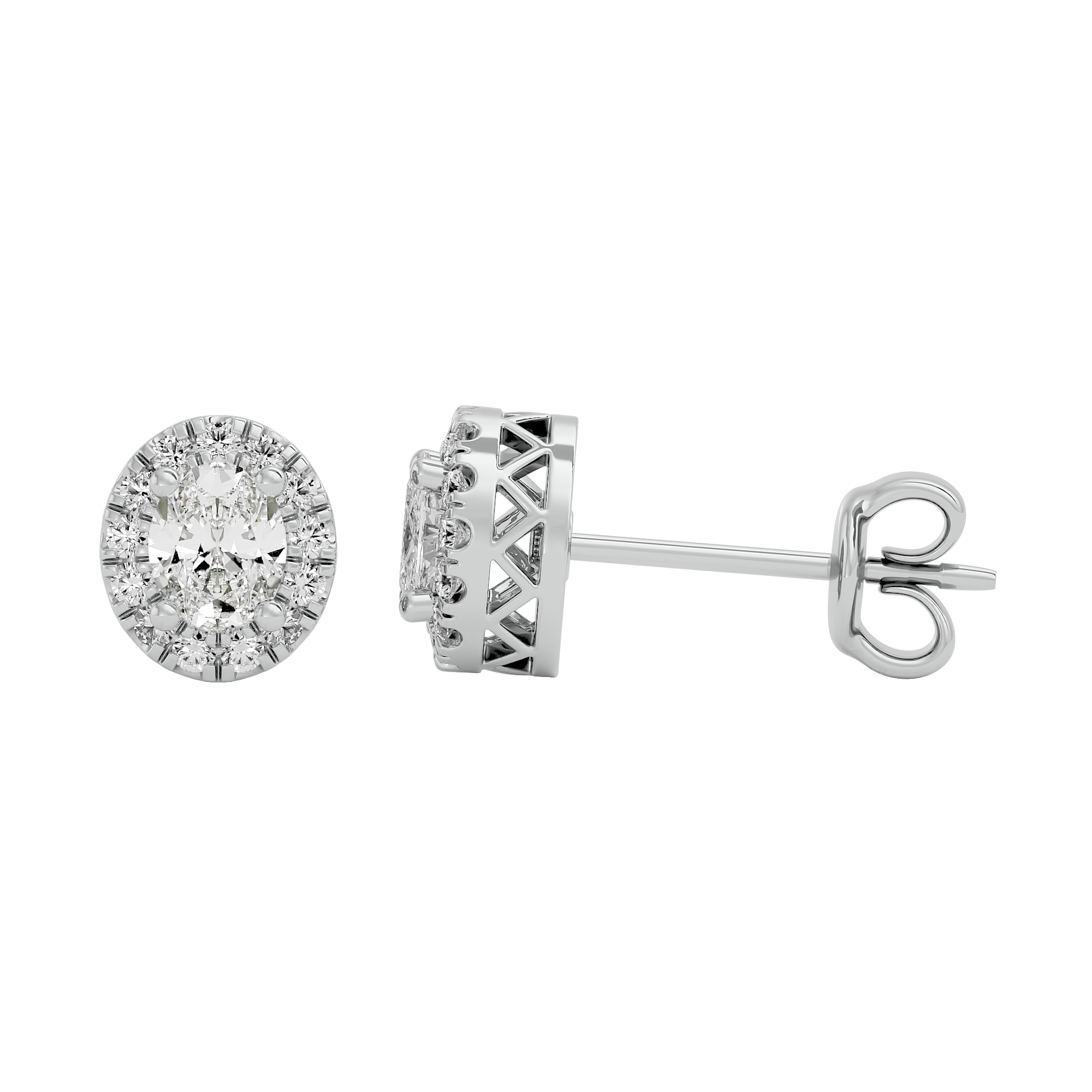 Majestic Brilliance Solitaire Earrings