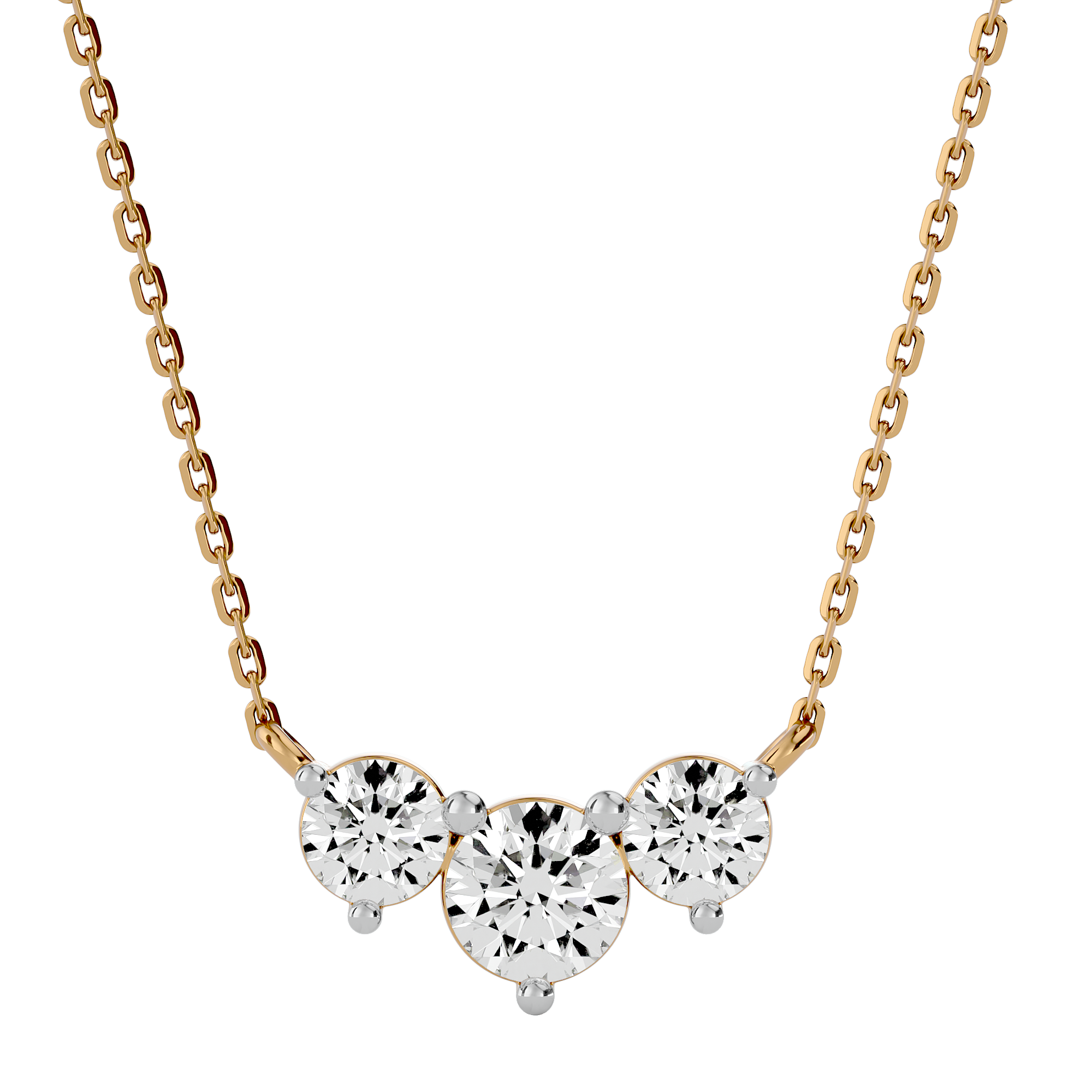 Divine Trilogy Solitaire Pendant
