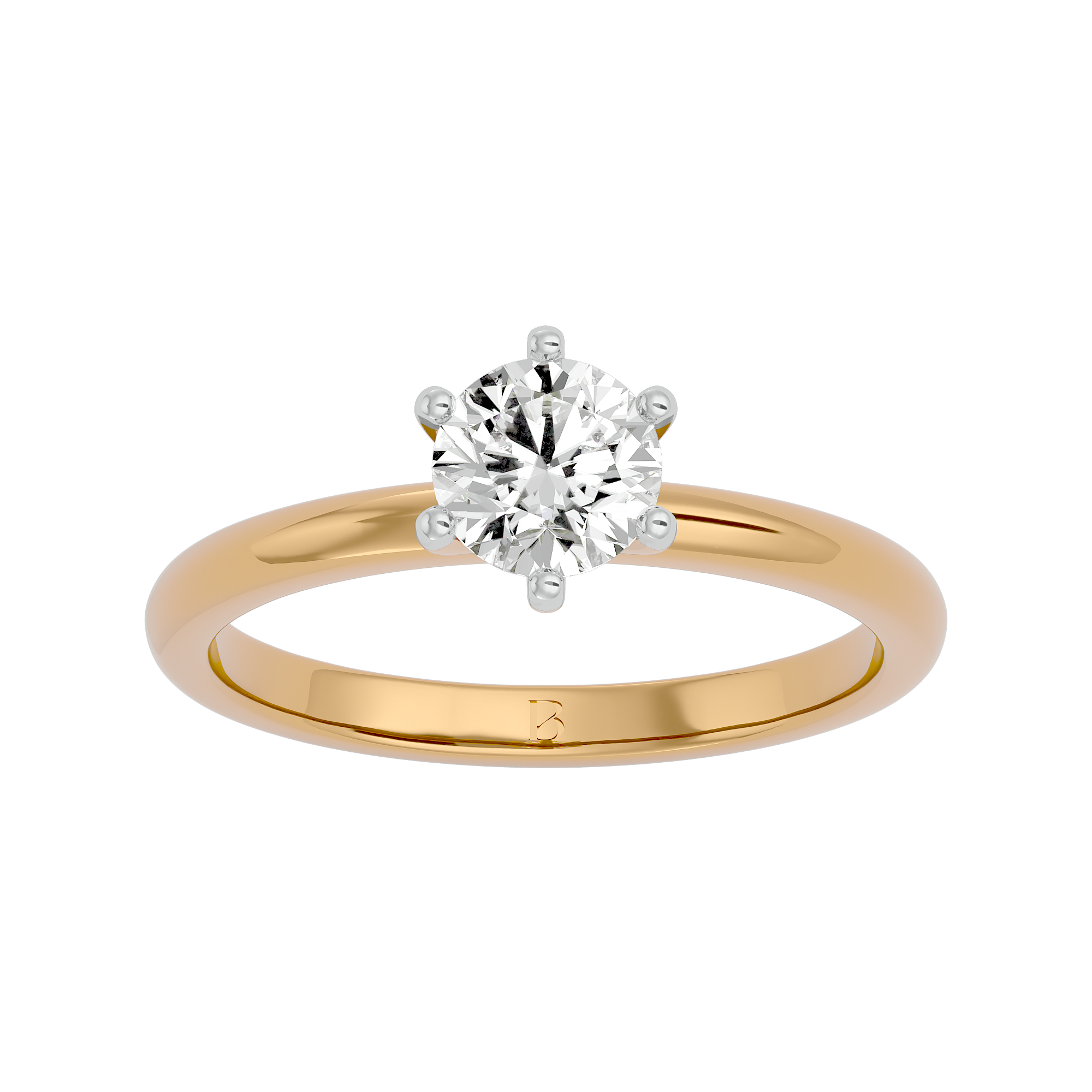 Radiant Eternity Solitaire Diamond Ring