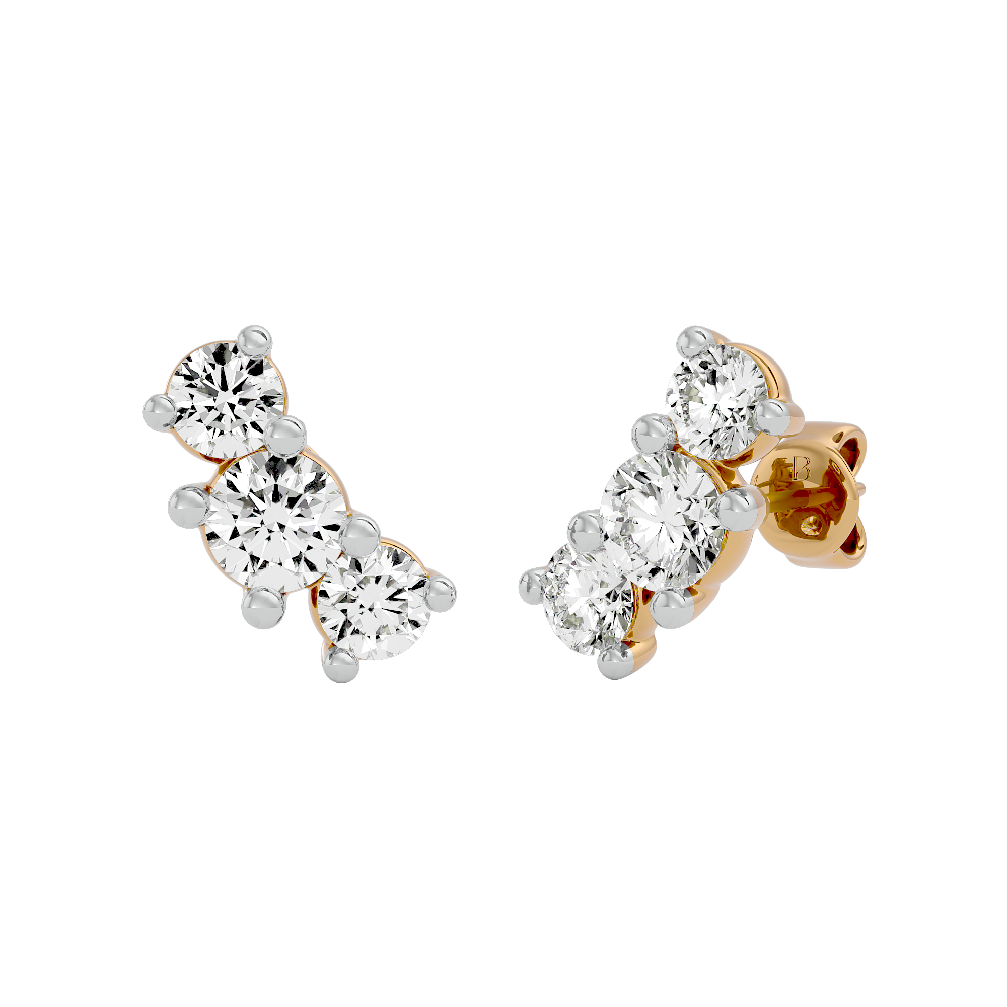 Eternal Radiance Solitaire Earrings