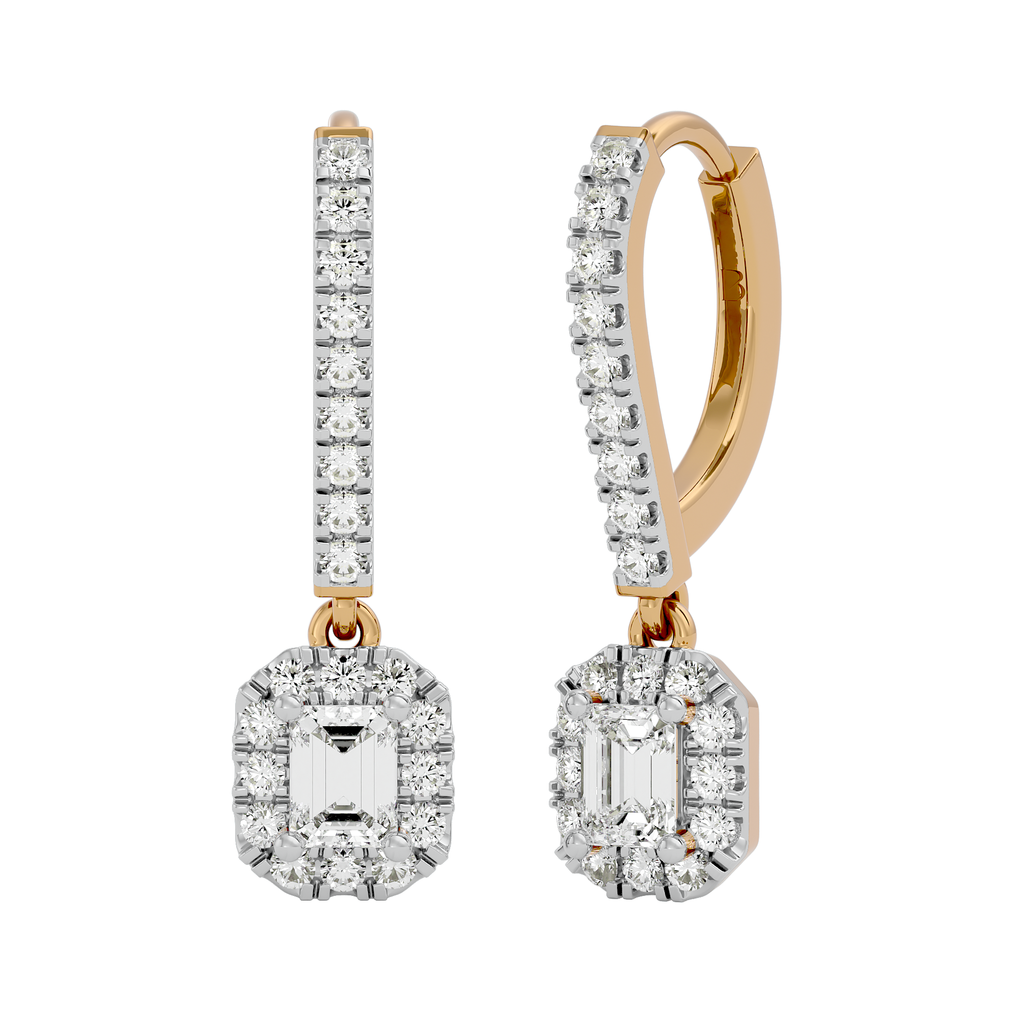 Regal Cascade Solitaire Earrings