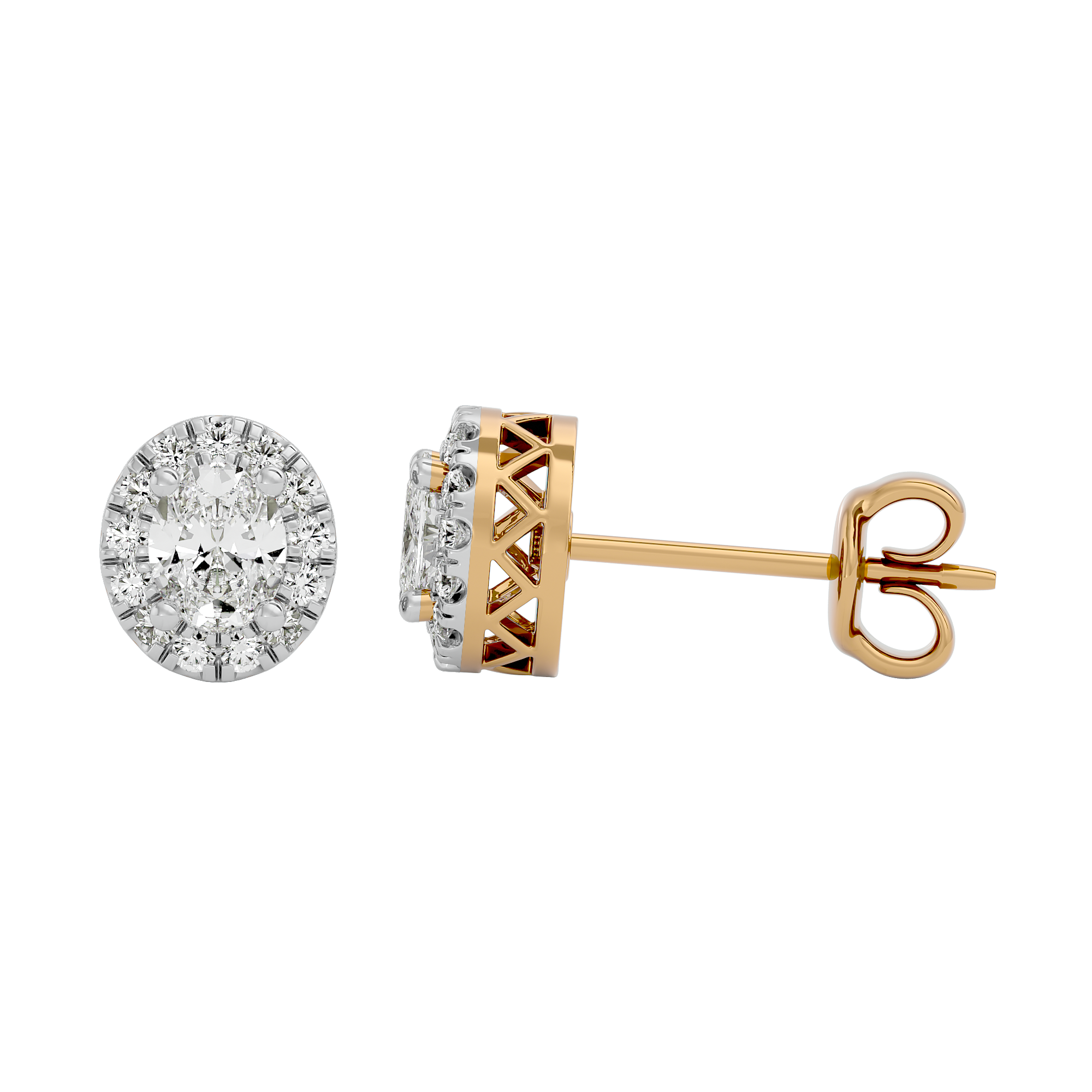 Majestic Brilliance Solitaire Earrings